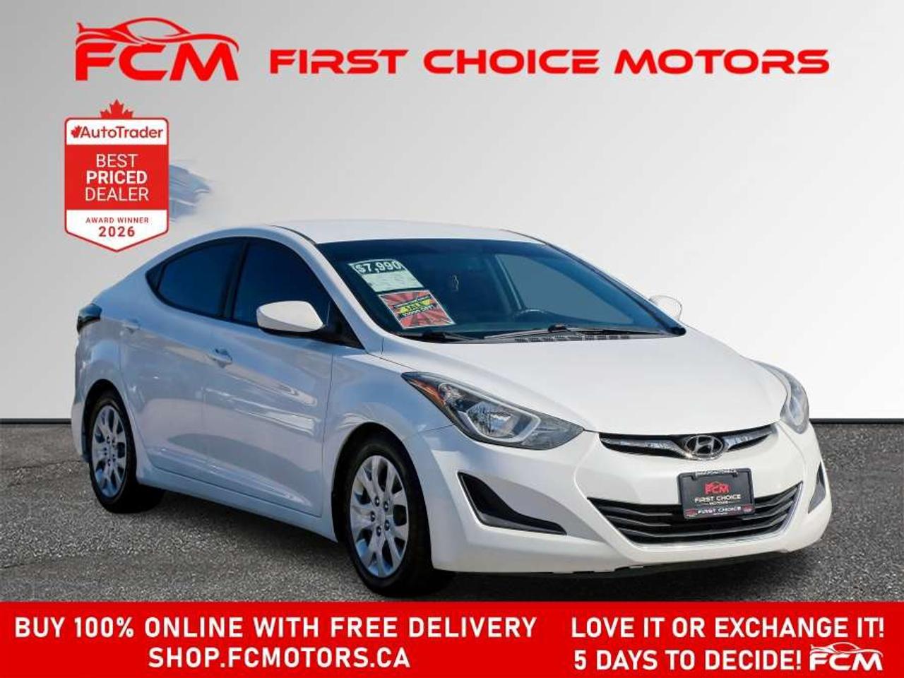 2016 Hyundai Elantra GL   FULLY CERTIFIED WITH WARRANTY Photo