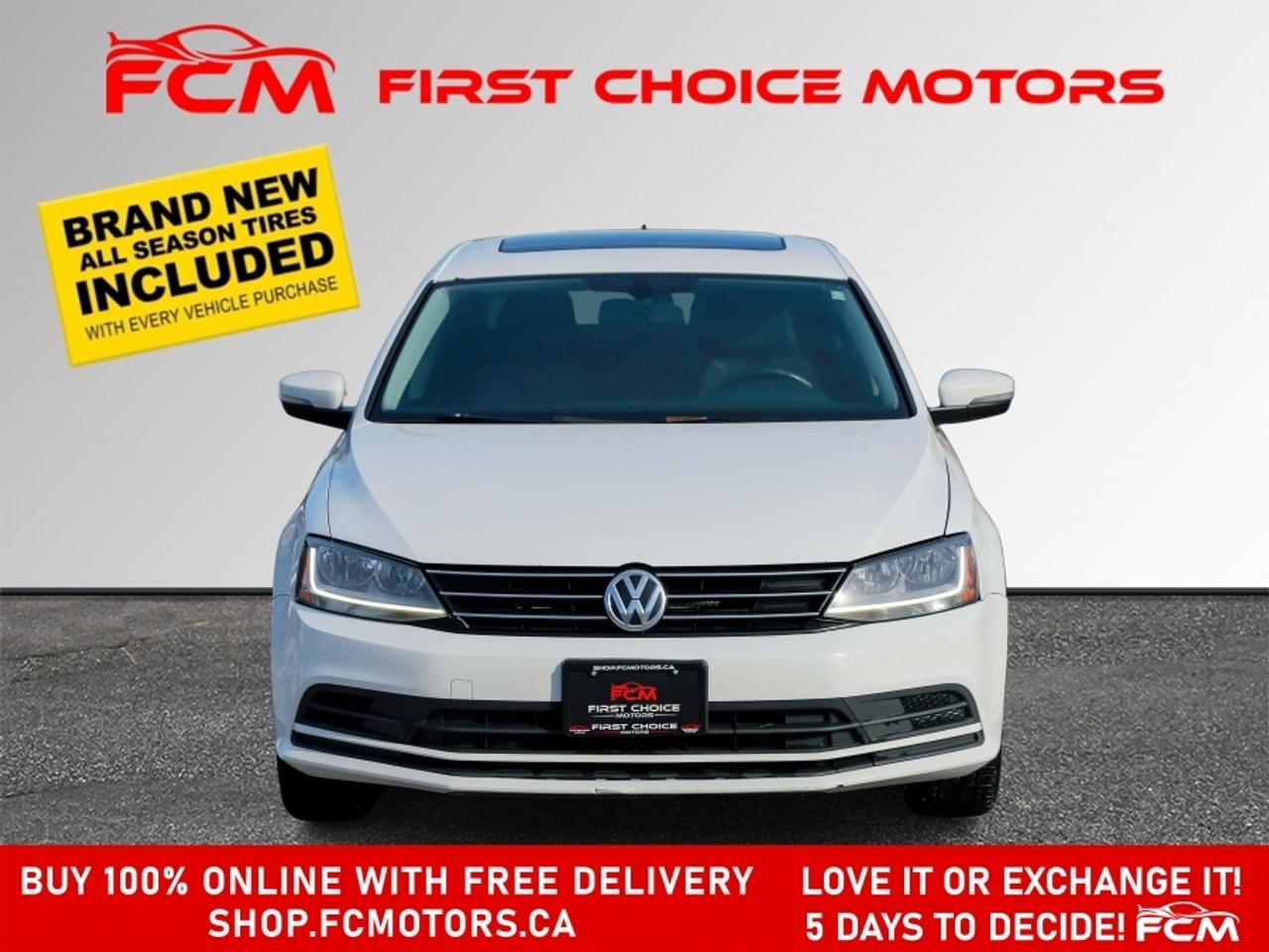 2017 Volkswagen Jetta WOLFSBURG ~AUTOMATIC, FULLY CERTIFIED WITH WARRANT Photo
