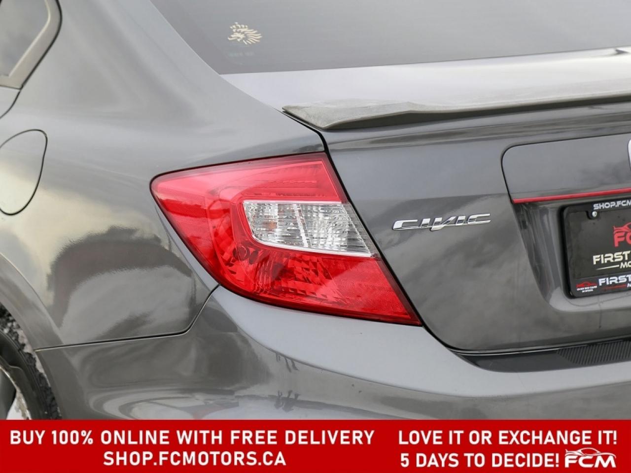 2012 Honda Civic LX ~MANUAL, FULLY CERTIFIED WITH WARRANTY!!!!~ Photo