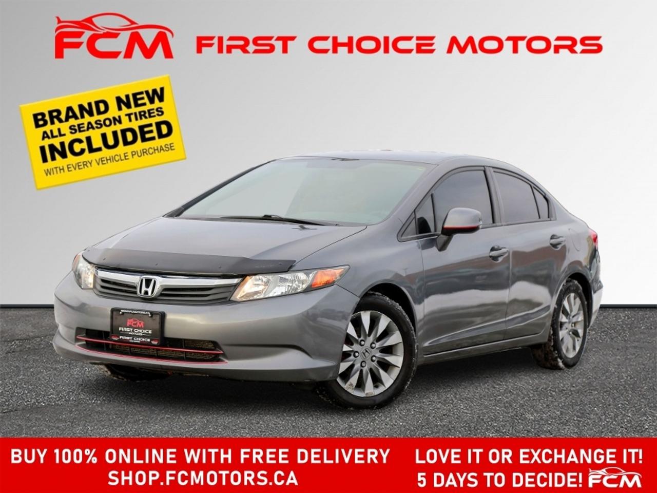 2012 Honda Civic LX ~MANUAL, FULLY CERTIFIED WITH WARRANTY!!!!~ Photo
