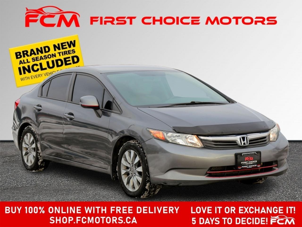 2012 Honda Civic LX ~MANUAL, FULLY CERTIFIED WITH WARRANTY!!!!~ Photo