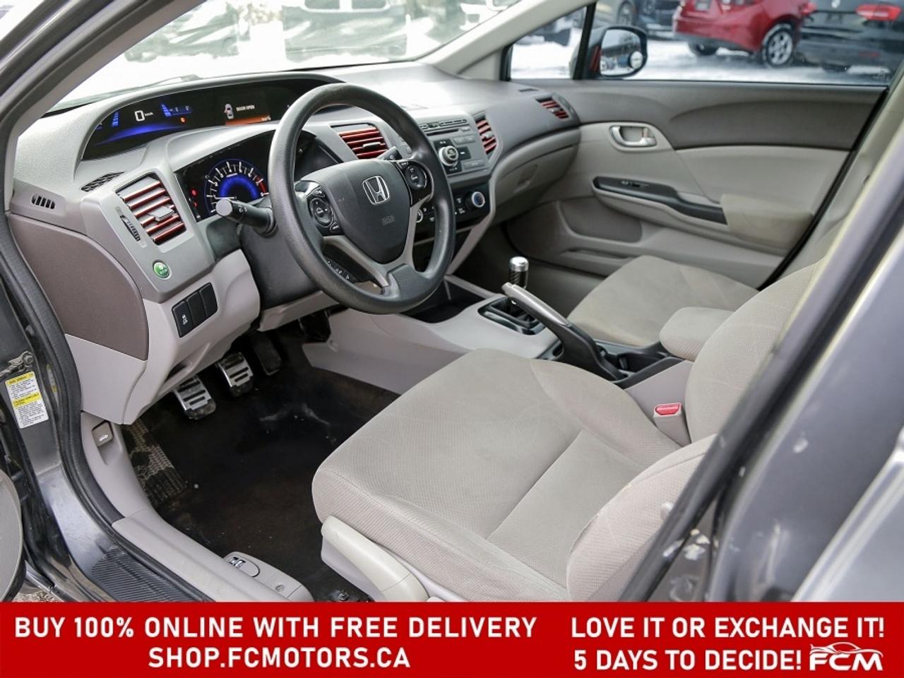 2012 Honda Civic LX ~MANUAL, FULLY CERTIFIED WITH WARRANTY!!!!~ Photo