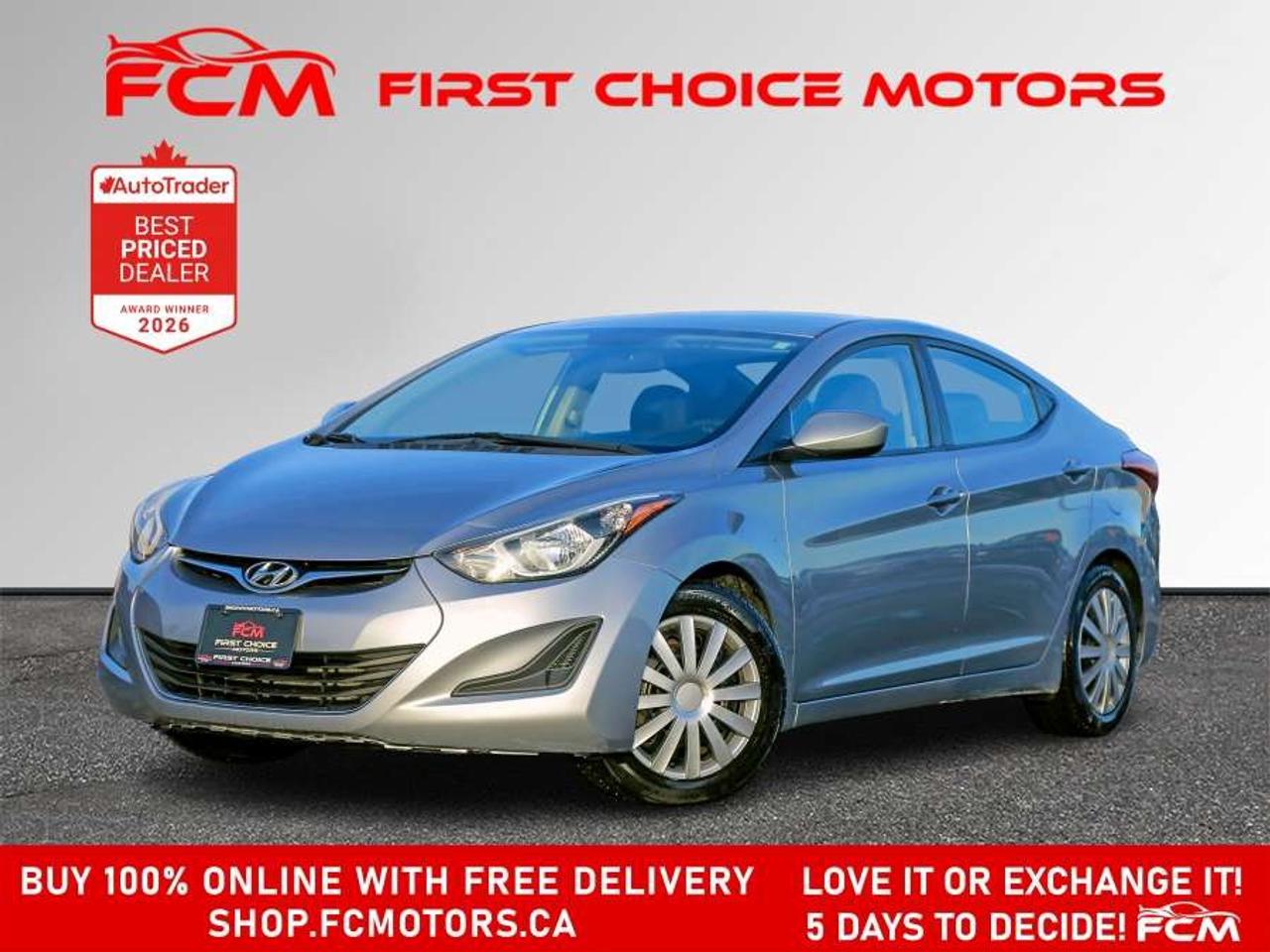 2016 Hyundai Elantra GL   FULLY CERTIFIED WITH WARRANTY Photo0