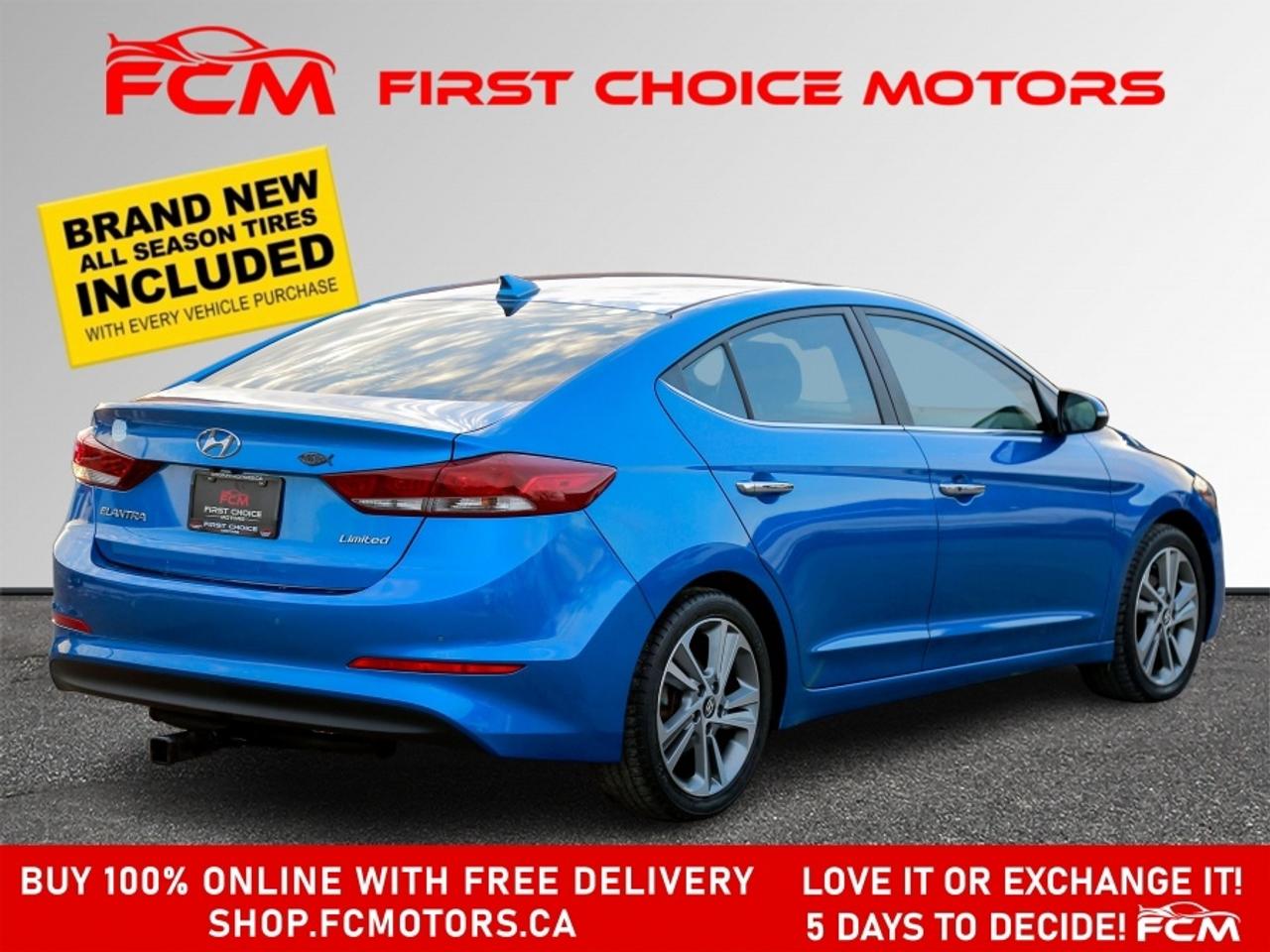 2017 Hyundai Elantra LIMITED ~AUTOMATIC, FULLY CERTIFIED WITH WARRANTY! Photo