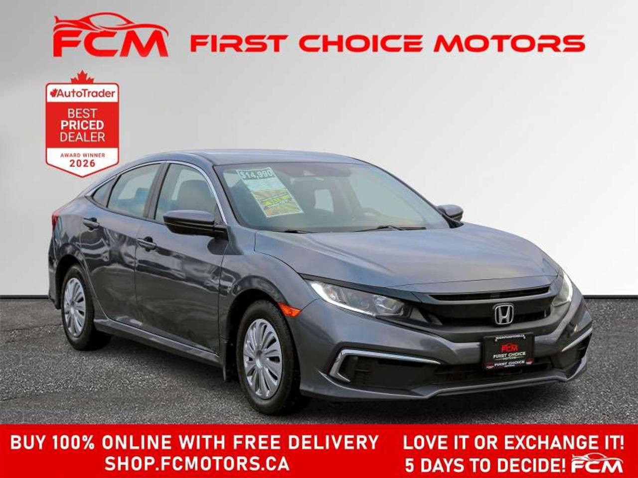 2019 Honda Civic LX   FULLY CERTIFIED WITH WARRANTY Photo