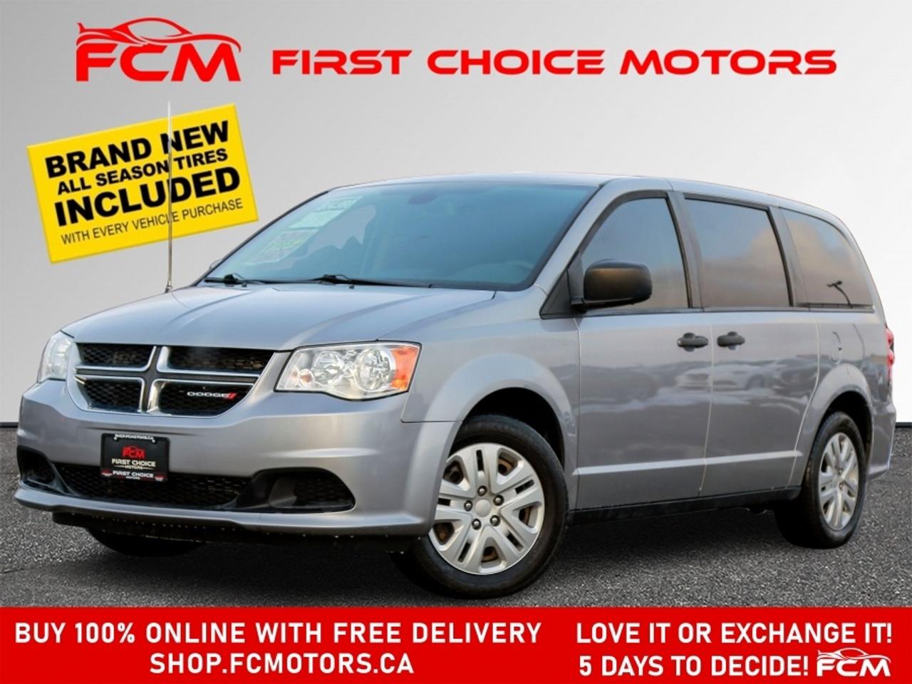 ** ** SPECIAL LIMITED TIME OFFER ** ** PURCHASE ANY VEHICLE THIS WEEK AND RECEIVE 4 BRAND-NEW ALL-SEASON TIRES AT NO ADDITIONAL COST!!! DONT MISS THIS EXCLUSIVE CHANCE TO UPGRADE YOUR RIDE AND STAY PREPARED FOR ANY WEATHER!!!       EXCITING NEWS FROM FIRST CHOICE MOTORS! Our brand-new online showroom is now open to the public, bringing the ultimate car shopping experience right to your fingertips! Enjoy a 100% online car shopping experience, with over 500 certified vehicles in stock, comprehensive protection plans, and thousands of new auto parts & accessories available! Plus, for a limited time, were offering FREE deliveries across Ontario on all vehicle purchases! Dont miss outvisit Shop.fcmotors.ca to find and upgrade your perfect vehicle today!      Welcome to First Choice Motors, the largest car dealership in Toronto of pre-owned cars, SUVs, and vans priced between $5000-$15,000. With an impressive inventory of over 300 vehicles in stock, we are dedicated to providing our customers with a vast selection of affordable and reliable options.       Were thrilled to offer a used 2019 Dodge Grand Caravan SE, grey color with 153,000km (STK#9163) This vehicle was $15990 NOW ON SALE FOR $14990. It is equipped with the following features:   - Automatic Transmission   - Reverse camera   - 3rd row seating   - Power windows   - Power locks   - Power mirrors   - Air Conditioning      At First Choice Motors, we believe in providing quality vehicles that our customers can depend on. All our vehicles come with a 36-day FULL COVERAGE warranty. We also offer additional warranty options up to 5 years for our customers who want extra peace of mind.      Furthermore, all our vehicles are sold fully certified with brand new brakes rotors and pads, a fresh oil change, and brand new set of all-season tires installed & balanced. You can be confident that this car is in excellent condition and ready to hit the road.      At First Choice Motors, we believe that everyone deserves a chance to own a reliable and affordable vehicle. Thats why we offer financing options with low interest rates starting at 7.9% O.A.C. Were proud to approve all customers, including those with bad credit, no credit, students, and even 9 socials. Our finance team is dedicated to finding the best financing option for you and making the car buying process as smooth and stress-free as possible.      Our dealership is open 7 days a week to provide you with the best customer service possible. We carry the largest selection of used vehicles for sale under $9990 in all of Ontario. We stock over 300 cars, mostly Hyundai, Chevrolet, Mazda, Honda, Volkswagen, Toyota, Ford, Dodge, Kia, Mitsubishi, Acura, Lexus, and more. With our ongoing sale, you can find your dream car at a price you can afford. Come visit us today and experience why we are the best choice for your next used car purchase!      All prices exclude a $10 OMVIC fee, license plates & registration  and ONTARIO HST (13%)    *No Credit Card payments can be accepted for Vehicle Purchases*