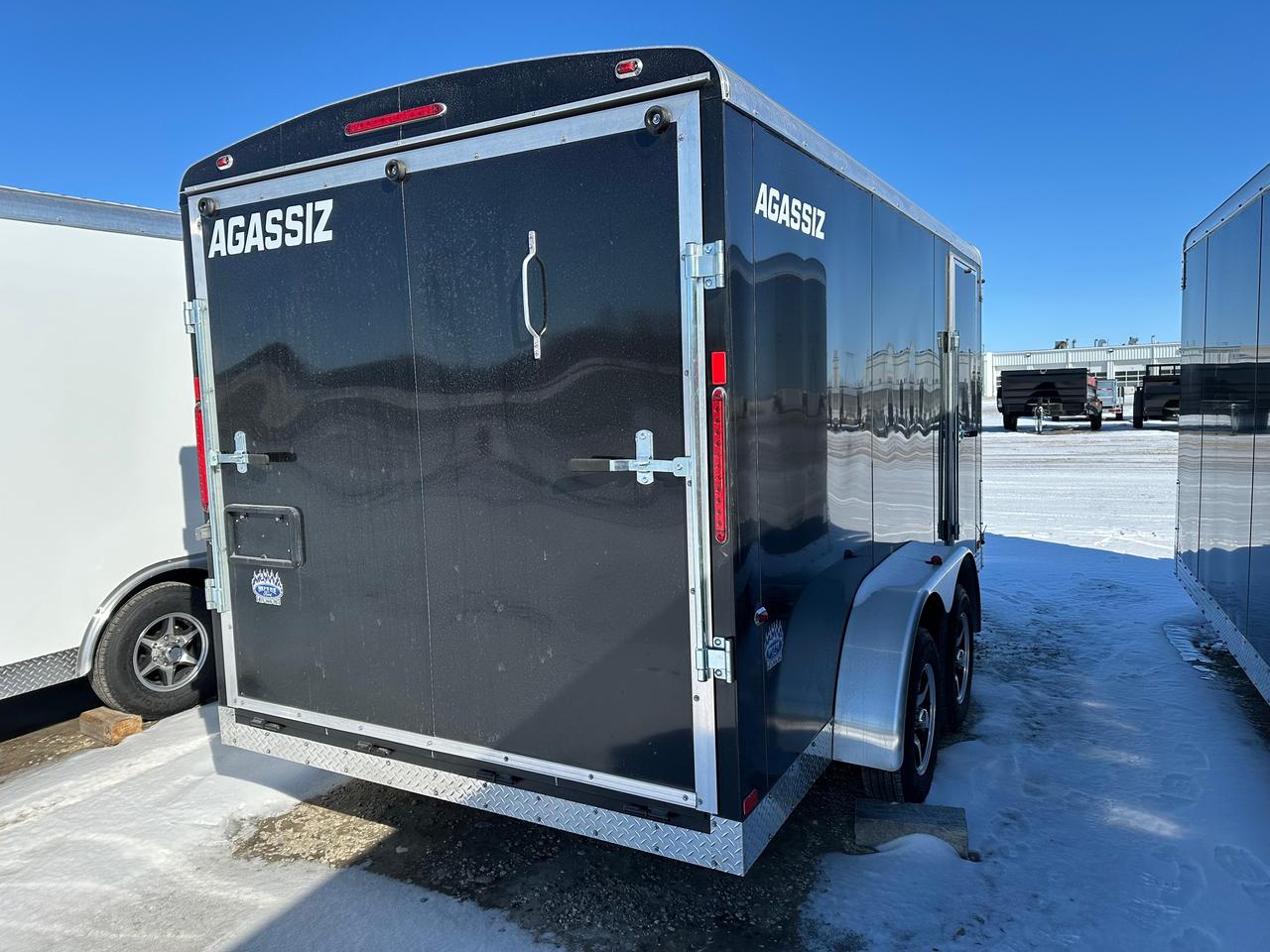 2026 Agassiz Enclosed Cargo 7 x 14 Agassiz Ramp Door Photo2
