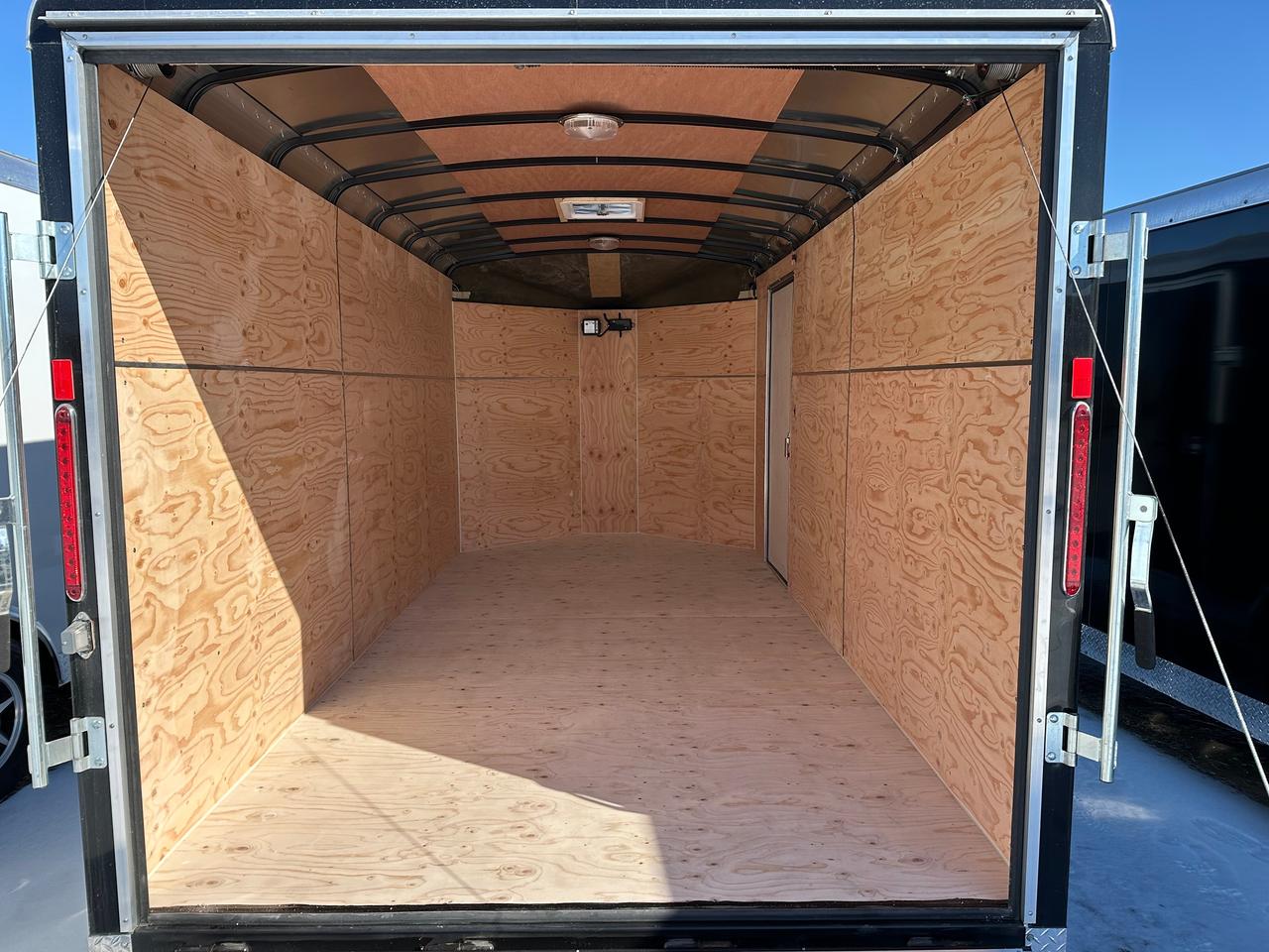 2026 Agassiz Enclosed Cargo 7 x 14 Agassiz Ramp Door Photo4