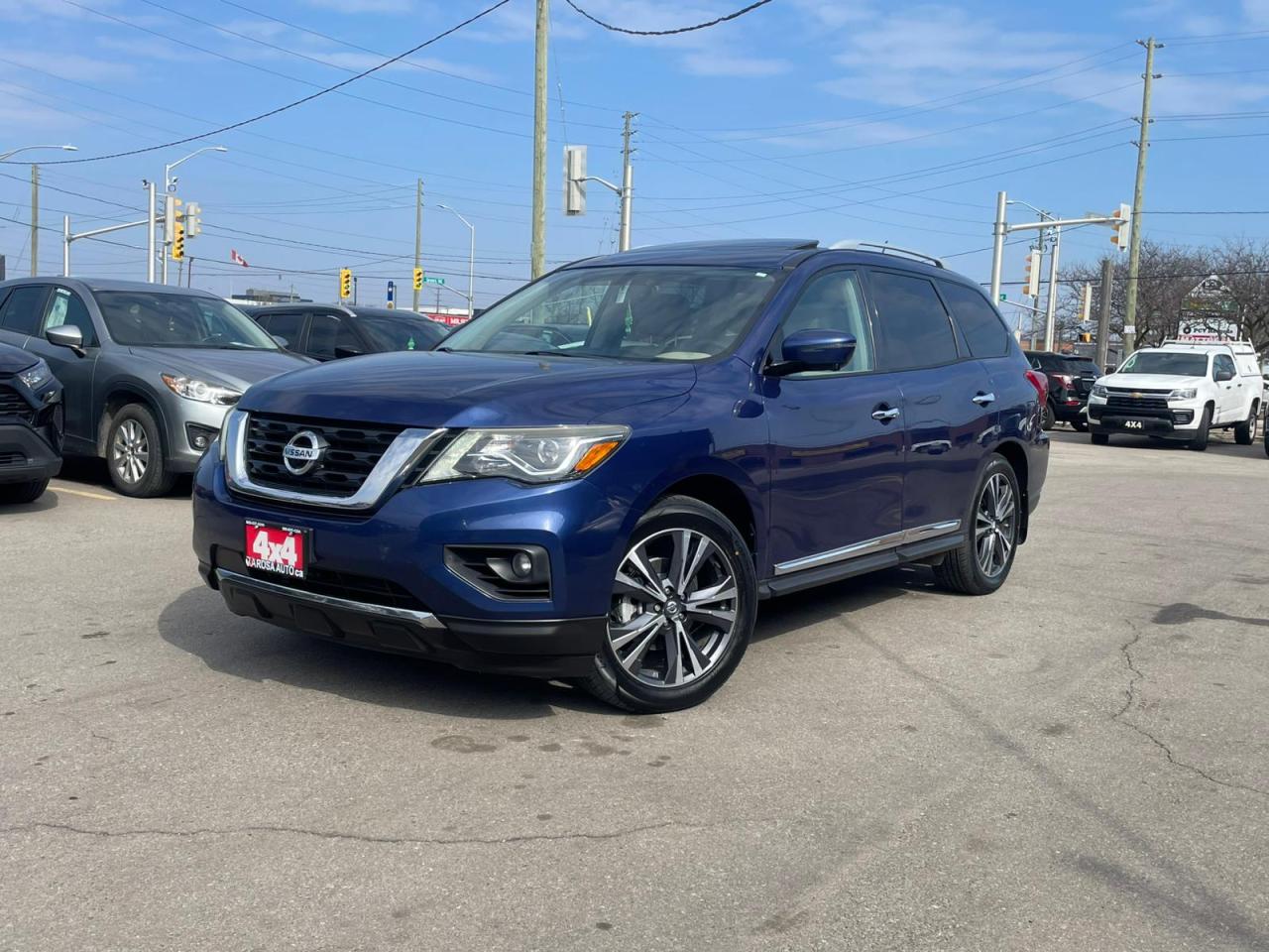 2017 Nissan Pathfinder Platinum 4WD NAVI 360 CAMERA DVD LEATHER TOW SUNRO Photo