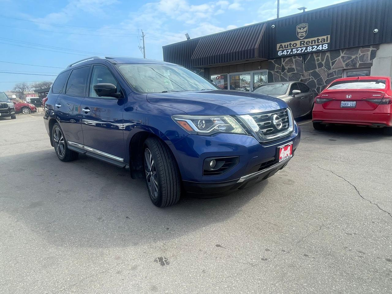 2017 Nissan Pathfinder Platinum 4WD NAVI 360 CAMERA DVD LEATHER TOW SUNRO Photo