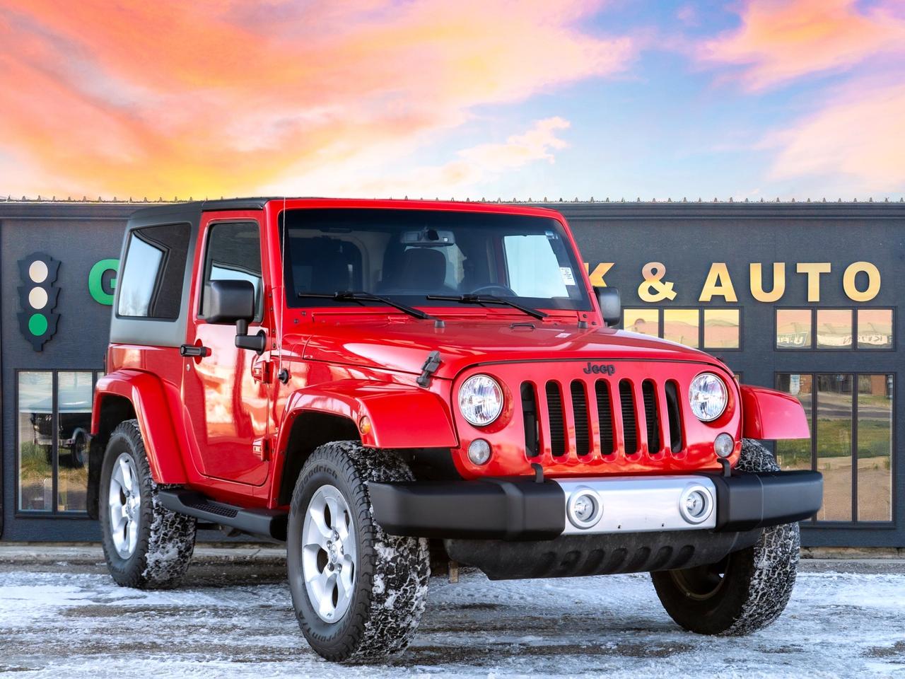 Used 2015 Jeep Wrangler 4WD 2DR SAHARA for sale in Saskatoon, SK