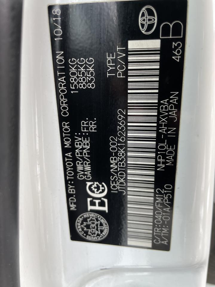 2019 Toyota Prius c Upgrade Photo