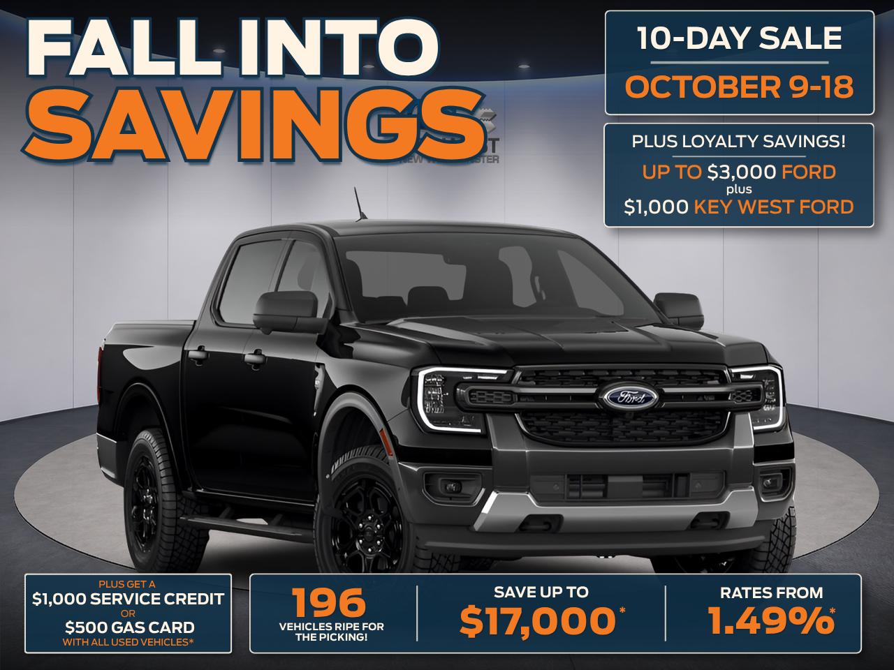 Shadow Black 2026 Ford Ranger Pickup Truck Four-Wheel Drive Automatic