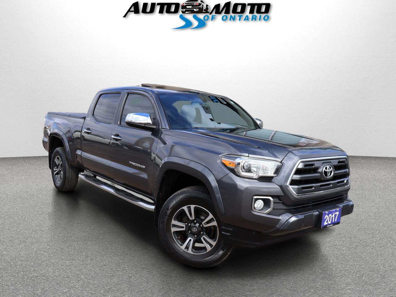 2017 Toyota Tacoma V6 LIMITED LONG 4WD CERTIFIED *ACCIDENT FREE*SERVICE RECORDS* CAMERA NAV BLUETOOTH LEATHER HEATED SEATS SUNROOF CRUISE ALLOYS - Photo #1
