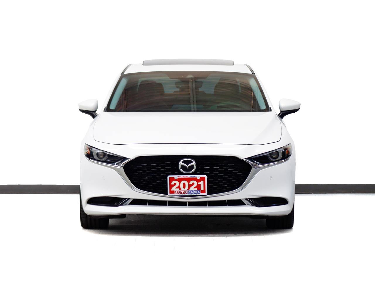 2021 Mazda MAZDA3 GT | Nav | Leather | Sunroof | BSM | ACC | CarPlay