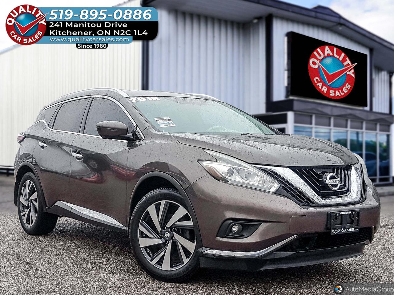 2016 Nissan Murano Platinum *LEATHER-SUNROOF-NAVIGATION*