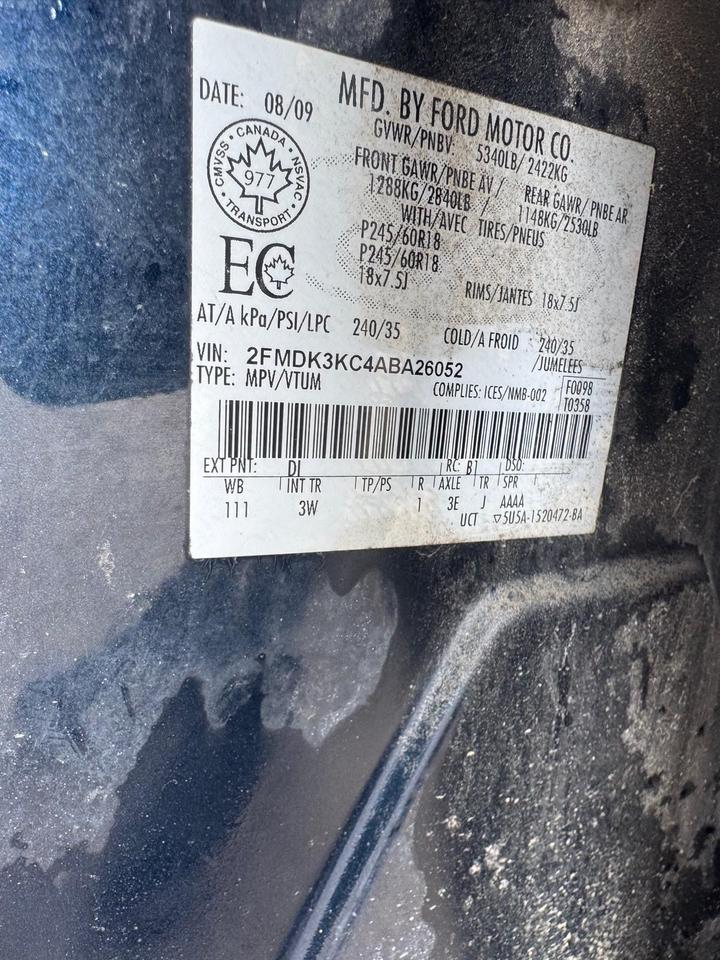 2010 Ford Edge Limited, TRADE IN, RUNS WELL, GOOD WHEELS, AS IS Photo