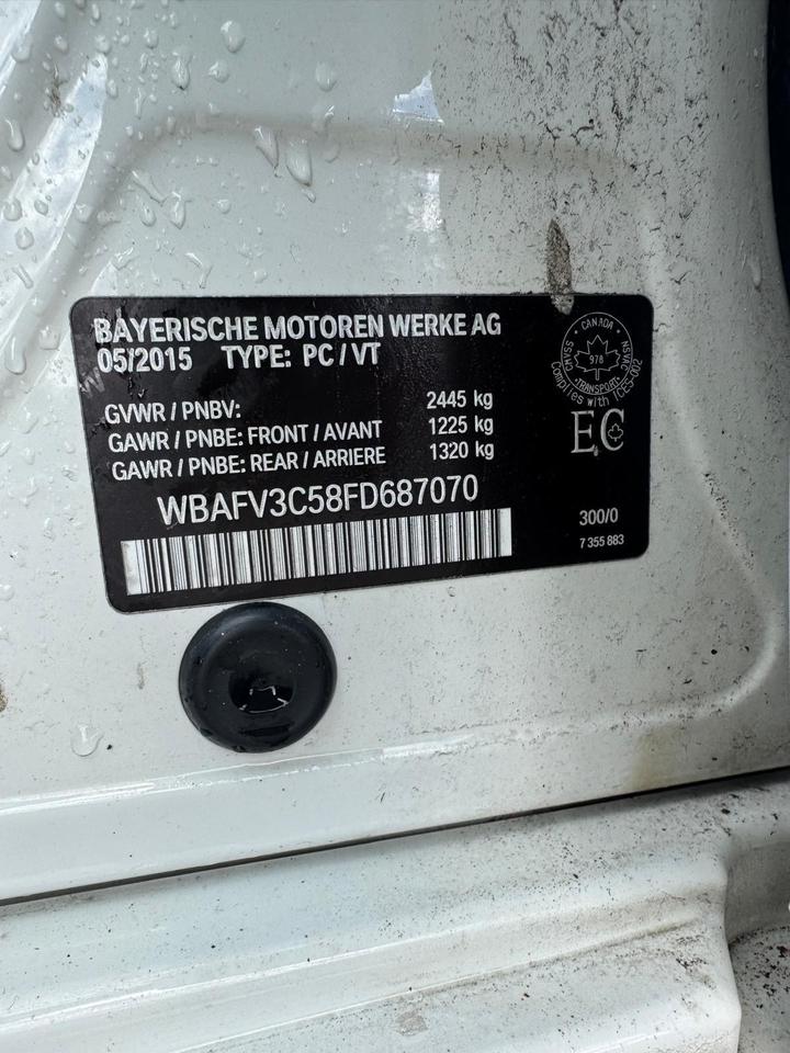 2015 BMW 5 Series 535d xDrive, DRIVES WELL, EGR ISSUE, AS IS SPECIAL Photo