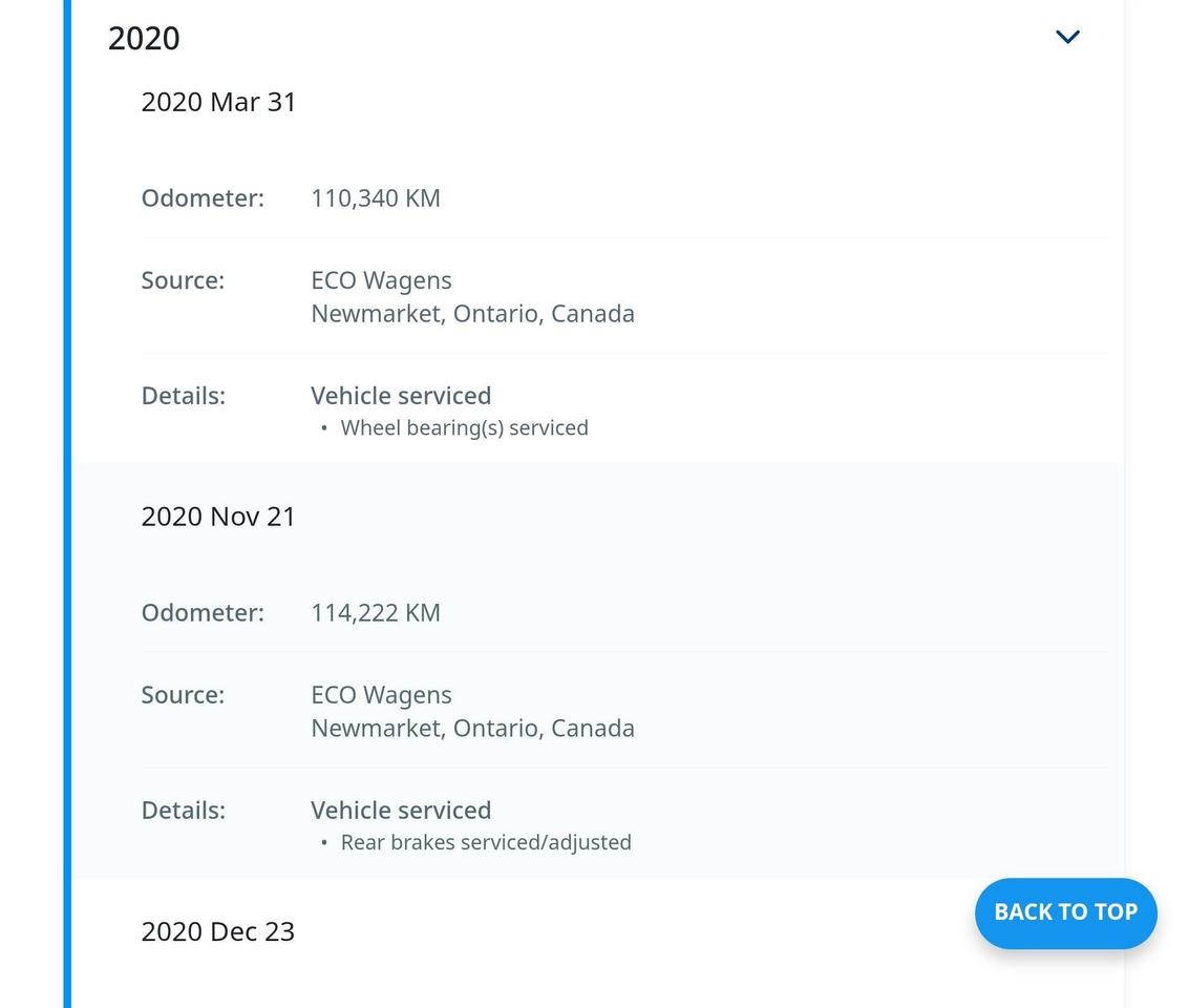2012 Volkswagen Tiguan Crazy Service Records Photo