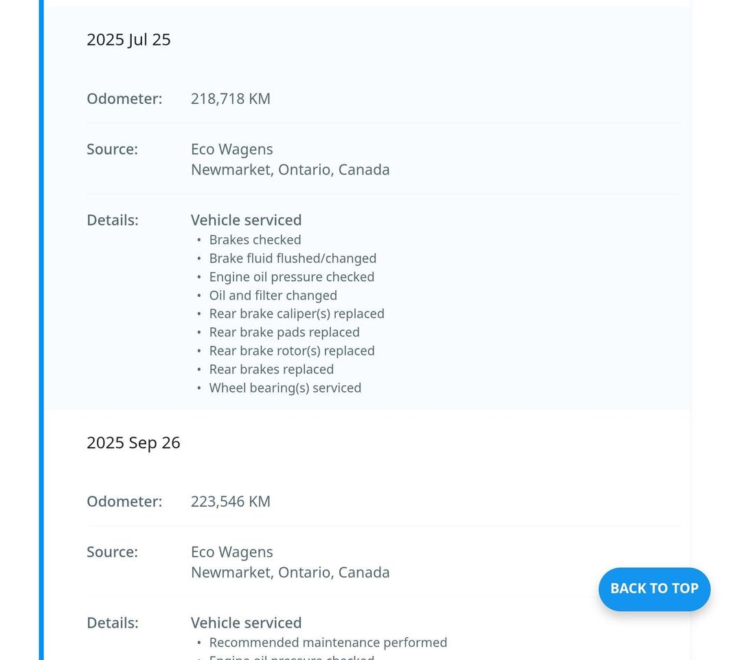 2012 Volkswagen Tiguan Crazy Service Records Photo
