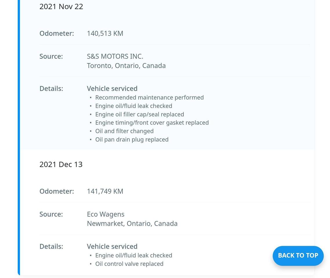 2012 Volkswagen Tiguan Crazy Service Records Photo
