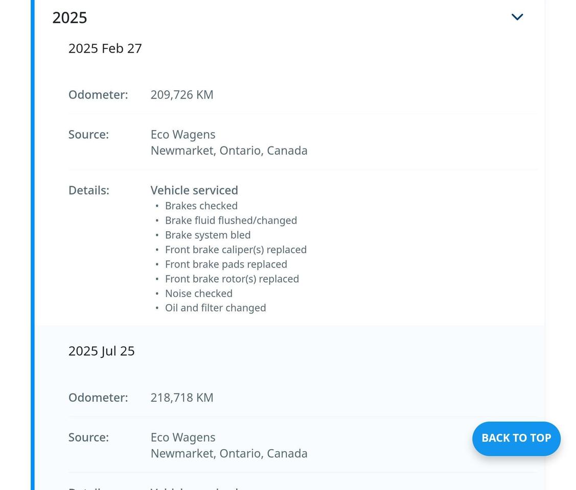 2012 Volkswagen Tiguan Crazy Service Records Photo