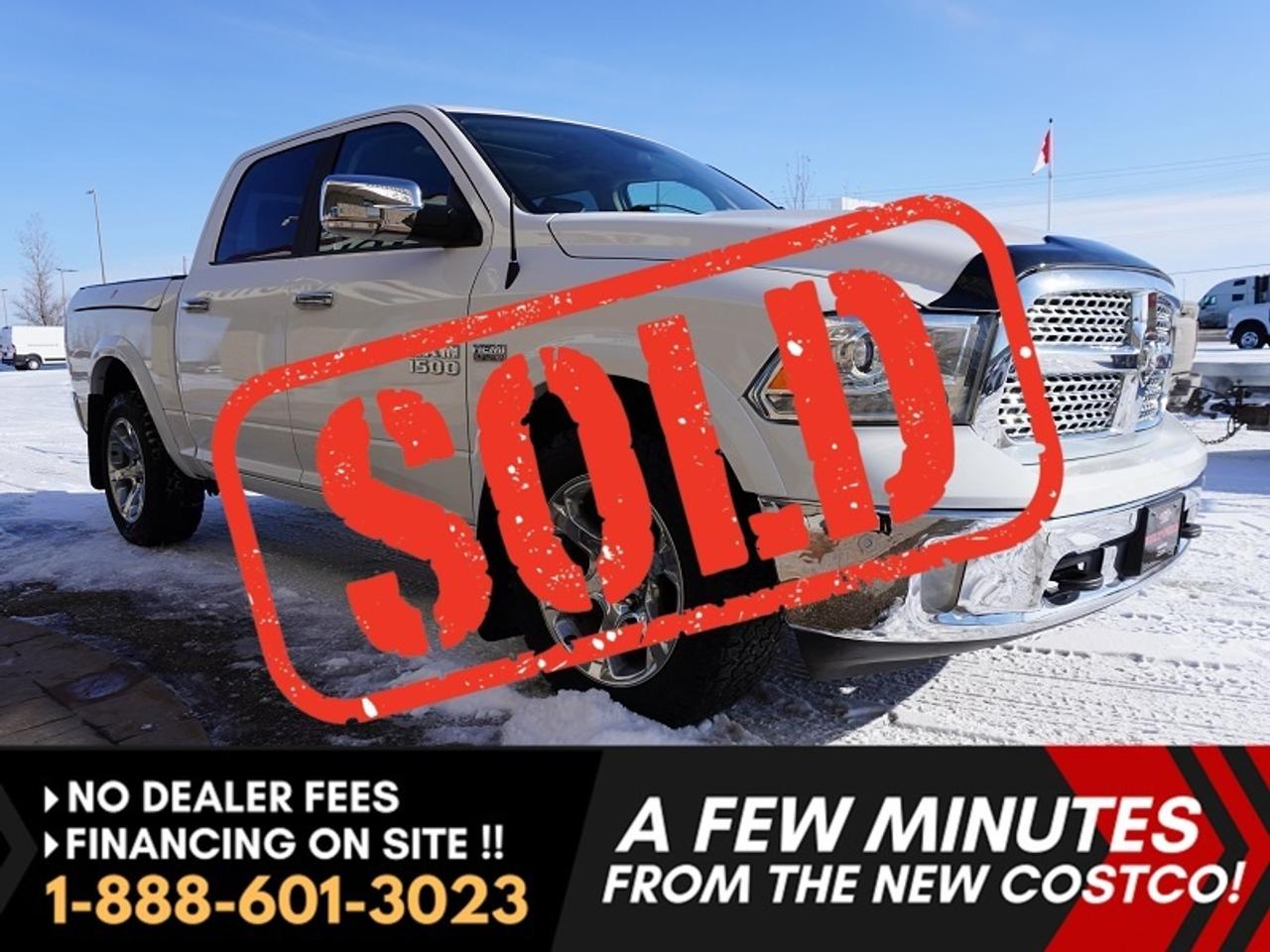 *** Dealer arranged financing on site! Quick, Simple,  no calls or waiting on bank appointments required!! Drive away today ***   NO ADMINISTRATION FEES!!

2018 Ram 1500 Laramie Crew Cab Short Box  Fully Loaded Luxury & Power, Turn heads and drive in comfort with this 2018 Ram 1500 Laramie Crew Cab Short Box. This truck combines Rams legendary capability with premium Laramie luxury, making it perfect for work, daily driving, or weekend adventures. Fully loaded with sought-after features like a power sunroof and heated/ventilated seats, it offers the comfort of a high-end SUV with the strength of a full-size pickup.  

Features & Highlights
- Sunroof
- 57" pickup box
- Leather-trimmed seating
- Heated / Ventilated front seats
- Heated steering wheel
- Heated rear seats
- Dual-zone automatic climate control
- Large Uconnect touchscreen infotainment system
- Apple CarPlay and Android Auto
- Premium sound system
- Navigation system
- Backup camera
- Premium sounds system
- Front and rear parking sensors
- Remote start system
- Push start button with proximity key
- Power sliding rear window
- LED lighting and chrome exterior accents
- Trailer tow package
- Ram box cargo management system

IMPECABLE INTERIOR AND EXTERIOR! Whether you need a truck for work, towing, or simply want the versatility of a pickup with luxury features, this Laramie is an excellent choice. Trucks like this dont stay available long, especially when equipped with the HEMI V8, Laramie trim, Crew Cab configuration, and 4x4 capability. A strong, well-equipped truck thats ready for whatever you throw at it.

Comes with a Manitoba Safety Certification, and we have many Extended Powertrain warranties available on your vehicle purchase up to 10-year coverage (on eligible vehicles see dealer for details). Financing on site with Zero down financing OAC. Trades accepted. View at Winnipeg West Automotive Group, 5195 Portage Ave. (only a couple of minutes past the new Costco) Dealer permit # 6007, Call now 1(888) 601-3023. This Car is located in Winnipeg Manitoba,  however we can have it shipped anywhere in North America relatively inexpensively.