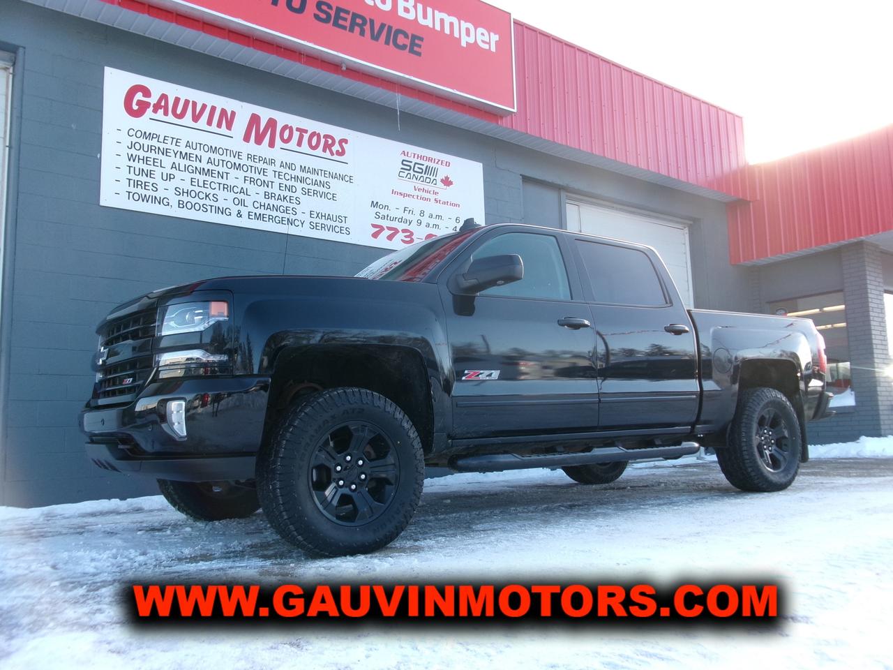 Used 2017 Chevrolet Silverado 1500 Crew LTZ Z71 Loaded Leather, Inspected & Serviced for sale in Swift Current, SK