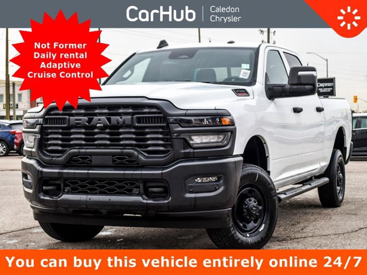 Great PriceCertified Pre-Owned,<p>This Ram 2500 Tradesman 4x4 Crew Cab 64 Box has a dependable Regular Unleaded  Engine: 6.4L V8 HEMI HD, Transmission: 8-Speed Automatic. Only 200 Km!  Our advertised prices are for consumers (i.e. end users) only.</p><p> </p><p>This vehicle is in excellent condition and has passed a multi point inspection. Vehicle detailed.</p><p> </p><p> </p><p>This Ram 2500 Tradesman 4x4 Crew Cab 64 Box Features the Following Options <br />Navigation</p><p>12.0 Display</p><p>Mopar Side Steps </p><p>Off-Road Info Pages </p><p>Apple CarPlay Capable</p><p>Adaptive Cruise Control</p><p>Power Convex Aux Exterior Mirrors</p><p>Hands-Free Phone Communication</p><p>Spray-In Bedliner, LED Bed Lighting </p><p>A/C w/Dual-Zone Auto Temp Control,</p><p>4G LTE Wi-Fi Hot Spot Mobile Hotspot Internet Access</p><p>Convenience Group, Radio: Uconnect 5 Nav w/12.0 Display, Auto-Dimming Rearview Mirror, Rear Power Sliding Window, Emergency Vehicle Alert System (EVAS), 12 Touchscreen, Tinted Acoustic Windshield, GPS Navigation, 4G LTE Wi-Fi Hot Spot, MOPAR Black Tubular Side Steps, Heated Exterior Mirrors, SiriusXM w/360L On-Demand Content, Anti-Spin Differential Rear Axle, Connected Travel & Traffic Services, Mirror Running Lights, Alexa Built-In, Carpet Floor Covering, Power Convex Aux Exterior Mirrors, Off-Road Info Pages, Trailer Tow Pages, 400-Watt Inverter, Disassociated Touchscreen Display, HD Radio, Power Fold Heated Telescopic Mirrors, Exterior Mirrors w/Turn Signals, Exterior Mirrors w/Courtesy Lamps, A/C w/Dual-Zone Auto Temp Control, 115-Volt Auxiliary Power Outlet - Front, Power Adjust Mirrors, Front & Rear Floor Mats, Park-Sense Front & Rear Park Assist.</p><p> </p><p>Please note the window sticker features options the car had when new -- some modifications may have been made since then. Please confirm all options and features with your CarHub Product Advisor.</p><p> </p><p> </p><p>Drive Happy with CarHub<br />*** All-inclusive, upfront prices -- no haggling, negotiations, pressure, or games</p><p>*** Purchase or lease a vehicle and receive a $1000 CarHub Rewards card for service</p><p>*** Purchase this vehicle fully online on CarHub websites</p><p> </p><p>Transparency Statement<br />USED VEHICLES: Online prices and payments are for finance purchases -- please note there is a $850 safety certification fee. if not Certified, then as per OMVIC Regulations the vehicle is deemed to be not drivable and Not Certified. Cash purchases for used vehicles have a $2,350 surcharge which includes the safety certification (the finance price + $2,350). NEW VEHICLES: New financed vehicles are subject to an $ 850 Processing Fee. New cars priced at over $100,000 including add-ons or accessories are subject to the additional federal luxury tax. While every effort is taken to avoid errors, technical or human error can occur, so please confirm vehicle features, options, materials, and other specs with your CarHub representative. This can easily be done by calling us or by visiting us at the dealership. CarHub used vehicles come standard with 1 key. If we receive more than one key from the previous owner, we include them with the vehicle. Additional keys may be purchased at the time of sale. Ask your Product Advisor for more details. Payments are only estimates derived from a standard term/rate on approved credit. Terms, rates and payments may vary. Prices, rates and payments are subject to change without notice. Please see our website for more details.</p>