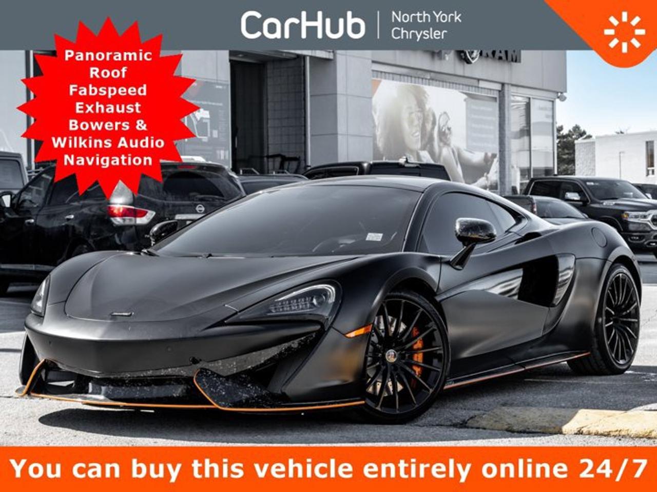 2017 McLaren 570GT Panoroof Fabspeed Exhaust Bowers & Wilkins Audio Navi Backup Cam Photo