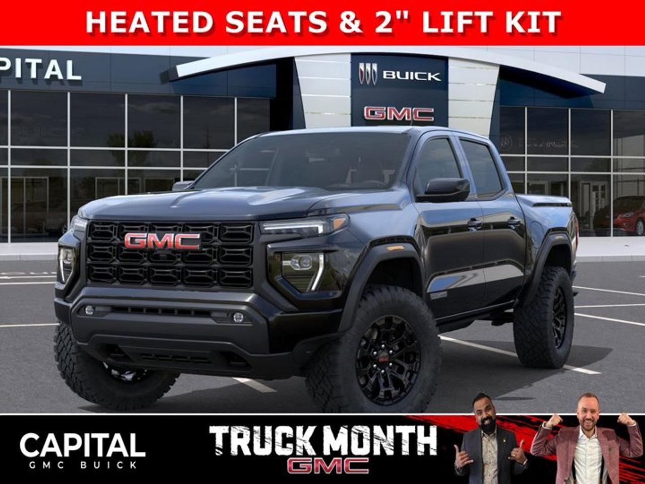 Dont miss out on this fully-loaded 2026 Canyon Elevation! Equipped with options like Power Sunroof, Heated Seats, Adaptive Cruise Control, Remote Start, 360 CAM, MultiStow Tailgate, Trailer Brake Controller, 2-inch factory-installed lift, and so much more! CALL NOWAsk for the Internet Department for more information or book your test drive today! Text 825-445-0521 for fast answers at your fingertips!AMVIC Licensed Dealer - Licence Number B1044900Disclaimer: All prices are plus taxes and include all cash credits and loyalties. See dealer for details. AMVIC Licensed Dealer # B1044900