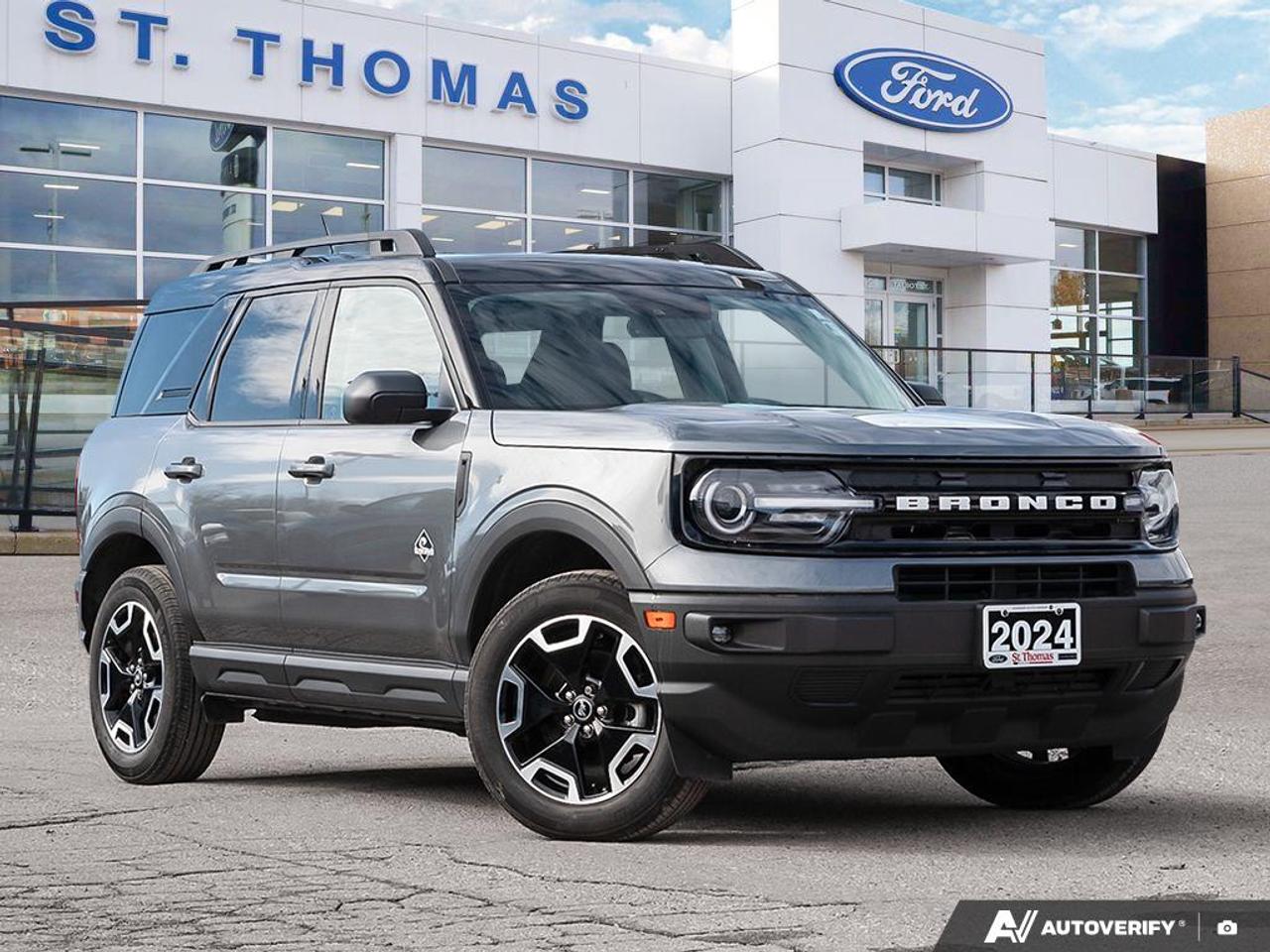 Recent Arrival!<br>Bronco Sport Outer Banks, 4D Sport Utility, 1.5L EcoBoost, 8-Speed Automatic, 4WD, Gray Metallic, Navy Pier Cloth, Equipment Group 300A.<br>Odometer is 4386 kilometers below market average!<br><br>4WD<br>8-Speed Automatic 1.5L EcoBoost<br>Gray Metallic<br>CARFAX Canada No Reported Accidents
