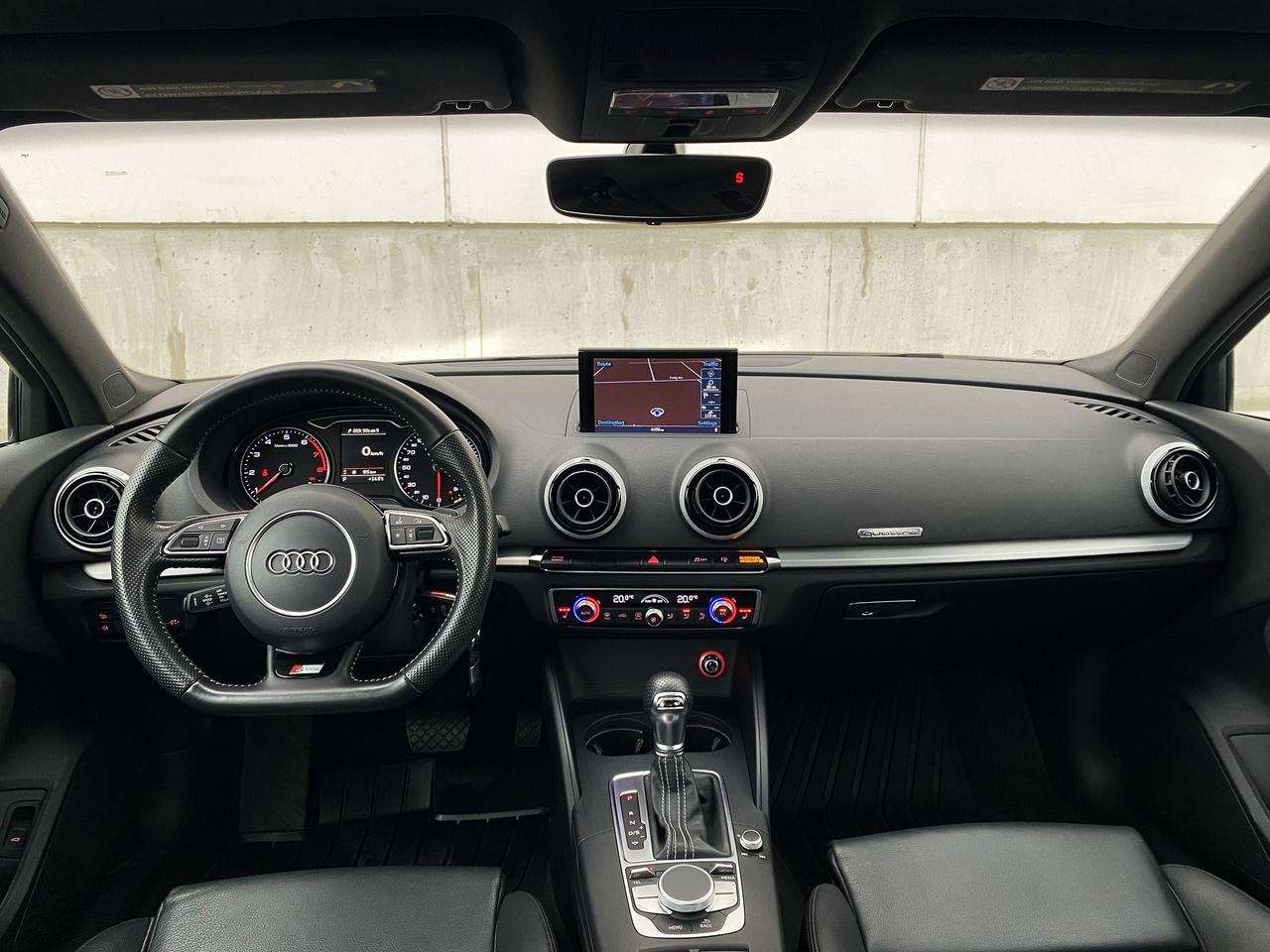 2016 Audi A3 2.0T QUATTRO-S LINE SPORT-NAV-PANO ROOF-1 OWNER Photo