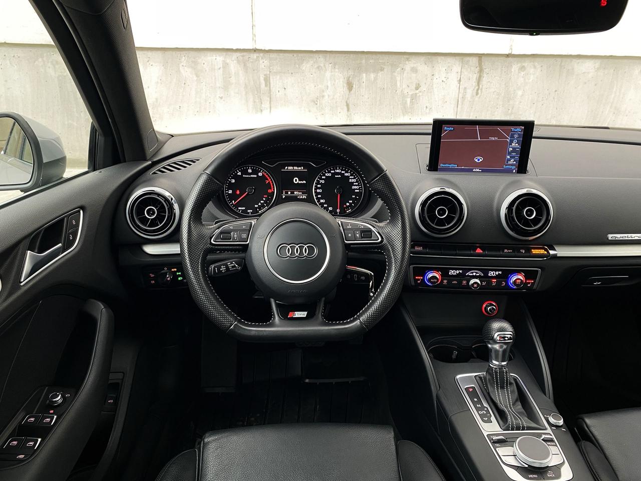 2016 Audi A3 2.0T QUATTRO-S LINE SPORT-NAV-PANO ROOF-1 OWNER Photo