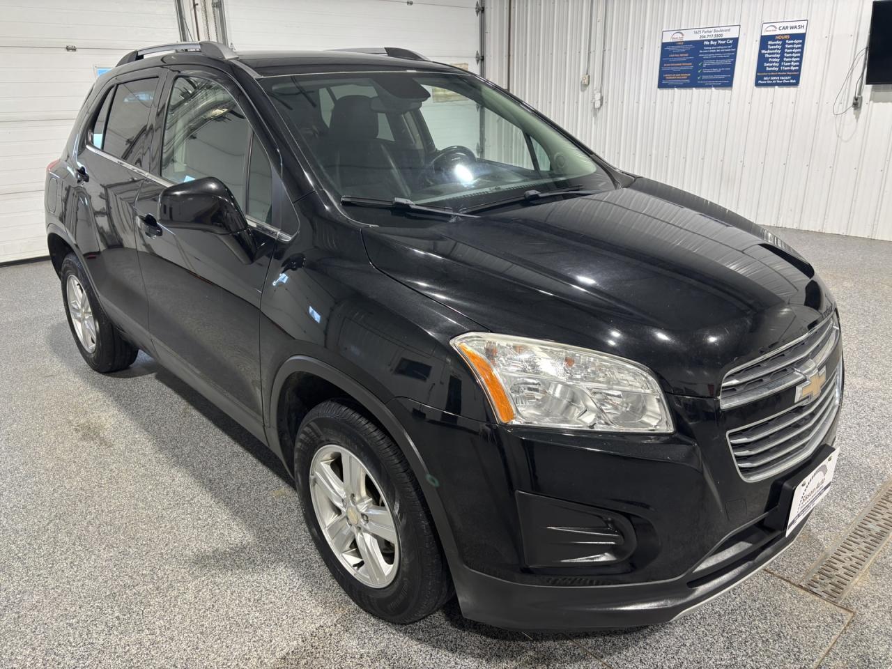 <h3 data-section-id=21n7u9 data-start=0 data-end=58><span>Compact </span><span>Versatility </span><span>Meets </span><span>All-</span><span>Weather </span><span>Confidence </span></h3><p data-start=60 data-end=495><span>Enjoy </span><span>practicality, </span><span>efficiency, </span><span>and </span><span>year-</span><span>round </span><span>capability </span><span>with </span><span>this </span><span data-start=128 data-end=155><span>2016 </span><span>Chevrolet </span><span>Trax </span><span>AWD</span></span><span>! </span><span>Powered </span><span>by </span><span>a </span><span>reliable </span><span data-start=179 data-end=203><span>1.4L </span><span>inline-</span><span>4 </span><span>engine</span></span><span>, </span><span>this </span><span>compact </span><span>SUV </span><span>delivers </span><span>smooth </span><span>performance </span><span>and </span><span>great </span><span>fuel </span><span>efficiency </span><span>for </span><span>both </span><span>city </span><span>driving </span><span>and </span><span>longer </span><span>highway </span><span>trips . </span><span>The </span><span data-start=334 data-end=360><span>All-</span><span>Wheel </span><span>Drive </span><span>system</span></span><span> </span><span>provides </span><span>added </span><span>traction </span><span>and </span><span>stability </span><span>in </span><span>rain, </span><span>snow, </span><span>and </span><span>changing </span><span>road </span><span>conditions, </span><span>giving </span><span>you </span><span>extra </span><span>confidence </span><span>behind </span><span>the </span><span>wheel .</span></p><p data-start=497 data-end=910><span>Step </span><span>inside </span><span>and </span><span>experience </span><span>a </span><span>comfortable, </span><span>user-</span><span>friendly </span><span>interior </span><span>designed </span><span>for </span><span>everyday </span><span>convenience . </span><span>This </span><span>Trax </span><span>features </span><span data-start=622 data-end=648><span>Bluetooth </span><span>connectivity</span></span><span> </span><span>so </span><span>you </span><span>can </span><span>stay </span><span>connected </span><span>to </span><span>calls </span><span>and </span><span>music </span><span>on </span><span>the </span><span>go . </span><span>The </span><span>built-</span><span>in </span><span data-start=721 data-end=742><span>navigation </span><span>system</span></span><span> </span><span>helps </span><span>guide </span><span>you </span><span>to </span><span>your </span><span>destination </span><span>with </span><span>ease, </span><span>while </span><span data-start=796 data-end=836><span>power </span><span>folding </span><span>mirrors </span><span>and </span><span>fog </span><span>lights</span></span><span> </span><span>add </span><span>extra </span><span>practicality </span><span>and </span><span>improved </span><span>visibility </span><span>in </span><span>challenging </span><span>conditions.</span></p><p><span> </span></p><p data-start=912 data-end=1238 data-is-last-node= data-is-only-node=><span>Smart, </span><span>efficient, </span><span>and </span><span>easy </span><span>to </span><span>drive . </span><span>The </span><span data-start=958 data-end=985><span>2016 </span><span>Chevrolet </span><span>Trax </span><span>AWD</span></span><span> </span><span>is </span><span>a </span><span>great </span><span>choice </span><span>for </span><span>drivers </span><span>looking </span><span>for </span><span>a </span><span>compact </span><span>SUV </span><span>that </span><span>offers </span><span>versatility, </span><span>dependable </span><span>performance, </span><span>and </span><span>modern </span><span>convenience. </span><span>Whether </span><span>youre </span><span>commuting, </span><span>running </span><span>errands, </span><span>or </span><span>heading </span><span>out </span><span>for </span><span>a </span><span>weekend </span><span>adventure, </span><span>this </span><span>Trax </span><span>is </span><span>ready </span><span>for </span><span>the </span><span>journey .</span></p><p><span>At Sisson Auto, we make buying a vehicle a seamless and stress-free experience. Our transparent pricing eliminates haggling and eliminates any hidden fees. To give you peace of mind, we offer a 3-day/600 km No-Hassle Return Policy, a 30-day exchange privilege, minimum warranties with 24-hour roadside assistance, a check for safety recalls, and a complimentary CarFax history report. Plus, home delivery is free within 200 km. Dealer permit #5471. </span></p><p></p><p data-start=912 data-end=1238 data-is-last-node= data-is-only-node=><span></span></p><p><span>** This description was written by AI based on information provided about the vehicle. AI can sometimes produce incorrect information. Please confirm all details with the dealership.</span></p>