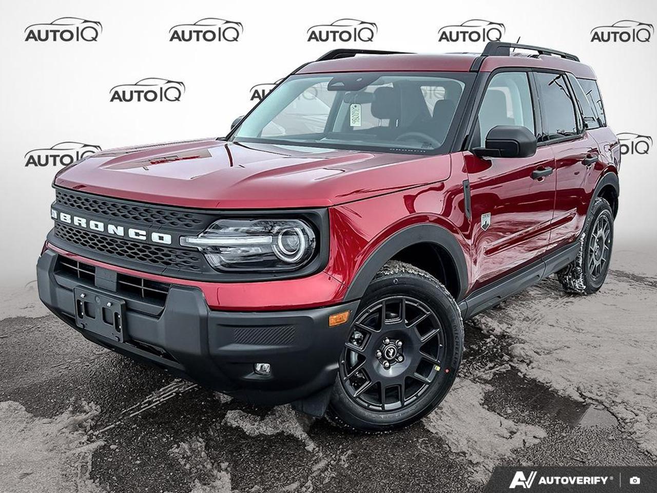 2026 Ford Bronco Sport Big Bend EQUIP GROUP 200A | RUBY RED METALLIC TC | SMOKED TRUFFLE EASY CLEAN CLOTH | 1.5L ECO ENG | 8-SPD A/T | 18 DARK GRAVITY GREY ALUM WHL | CONVENIENCE PKG | FLR LINERS FR-RR W/O CRPT MTS Photo