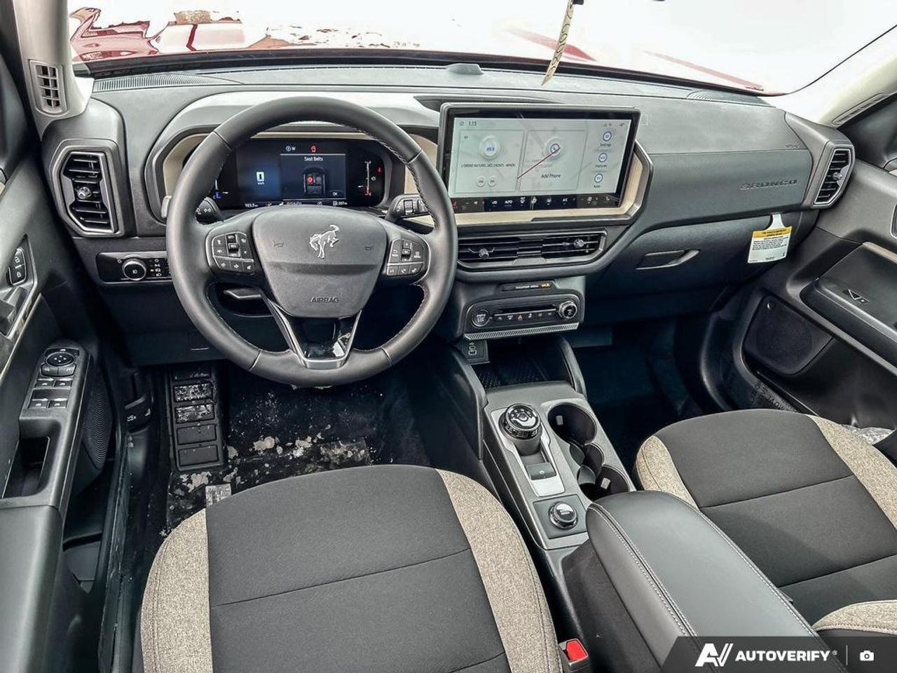 2026 Ford Bronco Sport Big Bend EQUIP GROUP 200A | RUBY RED METALLIC TC | SMOKED TRUFFLE EASY CLEAN CLOTH | 1.5L ECO ENG | 8-SPD A/T | 18 DARK GRAVITY GREY ALUM WHL | CONVENIENCE PKG | FLR LINERS FR-RR W/O CRPT MTS Photo