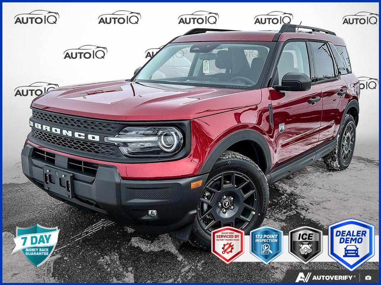 2026 Ford Bronco Sport Big Bend EQUIP GROUP 200A | RUBY RED METALLIC TC | SMOKED TRUFFLE EASY CLEAN CLOTH | 1.5L ECO ENG | 8-SPD A/T | 18 DARK GRAVITY GREY ALUM WHL | CONVENIENCE PKG | FLR LINERS FR-RR W/O CRPT MTS Photo0
