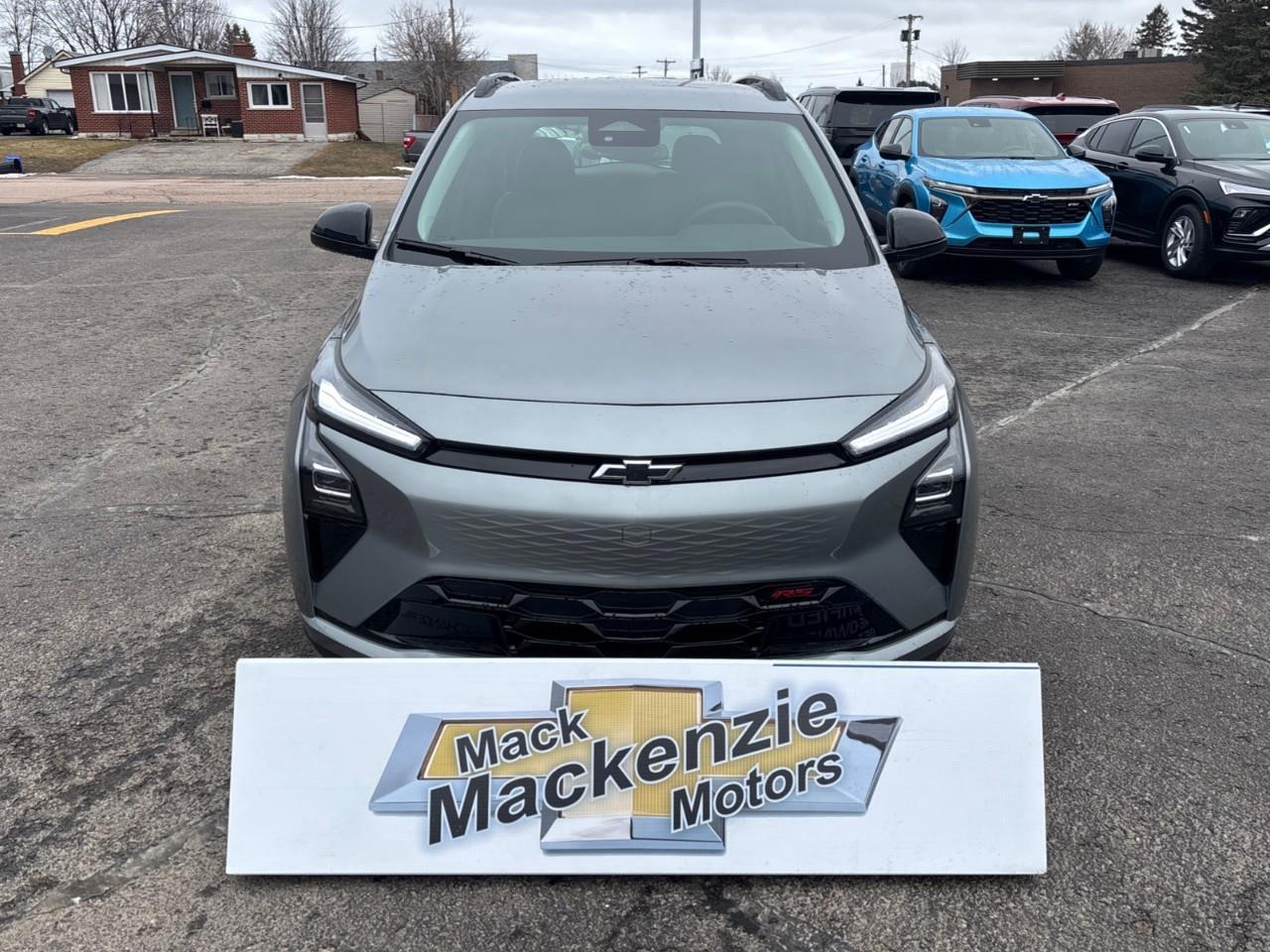 2027 Chevrolet Bolt RS New 2027 5 Passenger Electric FWD SUV with 422 KM's of GM Estimated Range, 17 Black Aluminum Wheels, Adaptive Cruiser Control, Heated and Cooled Front Seats, Heated Steering Wheel and Google Built-In Photo
