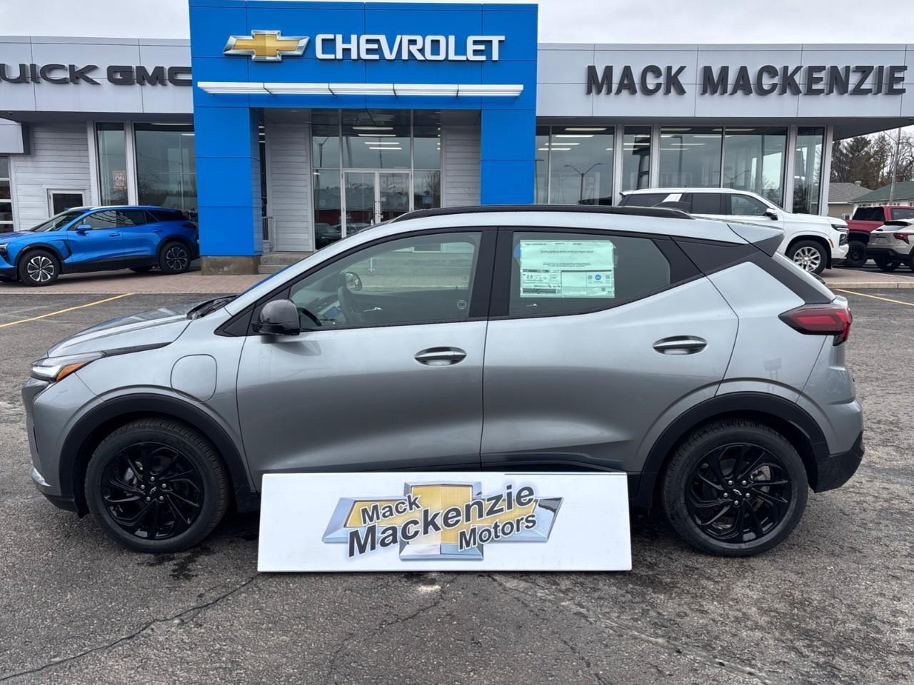 2027 Chevrolet Bolt RS New 2027 5 Passenger Electric FWD SUV with 422 KM's of GM Estimated Range, 17 Black Aluminum Wheels, Adaptive Cruiser Control, Heated and Cooled Front Seats, Heated Steering Wheel and Google Built-In Photo3