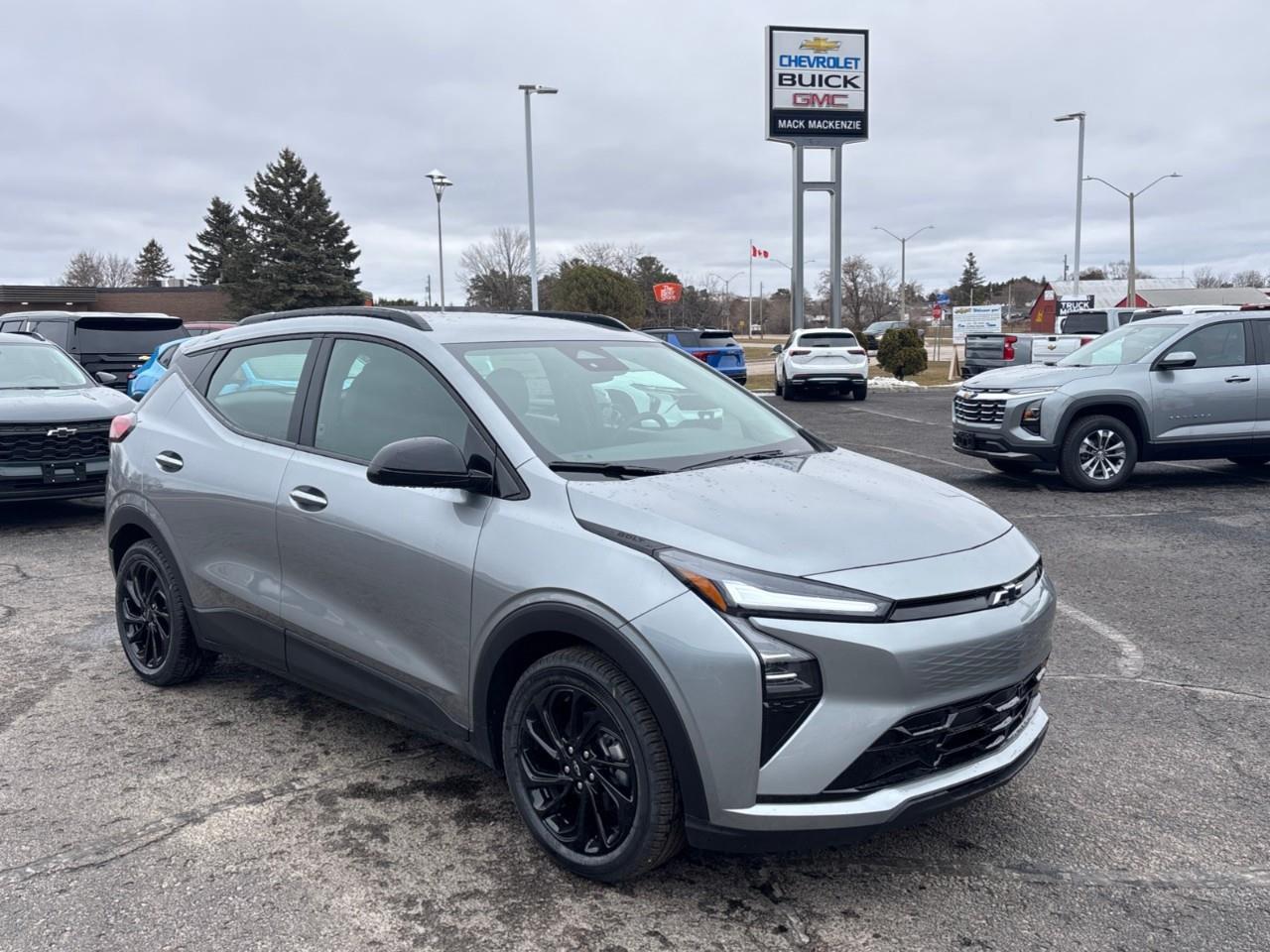 2027 Chevrolet Bolt RS New 2027 5 Passenger Electric FWD SUV with 422 KM's of GM Estimated Range, 17 Black Aluminum Wheels, Adaptive Cruiser Control, Heated and Cooled Front Seats, Heated Steering Wheel and Google Built-In Photo