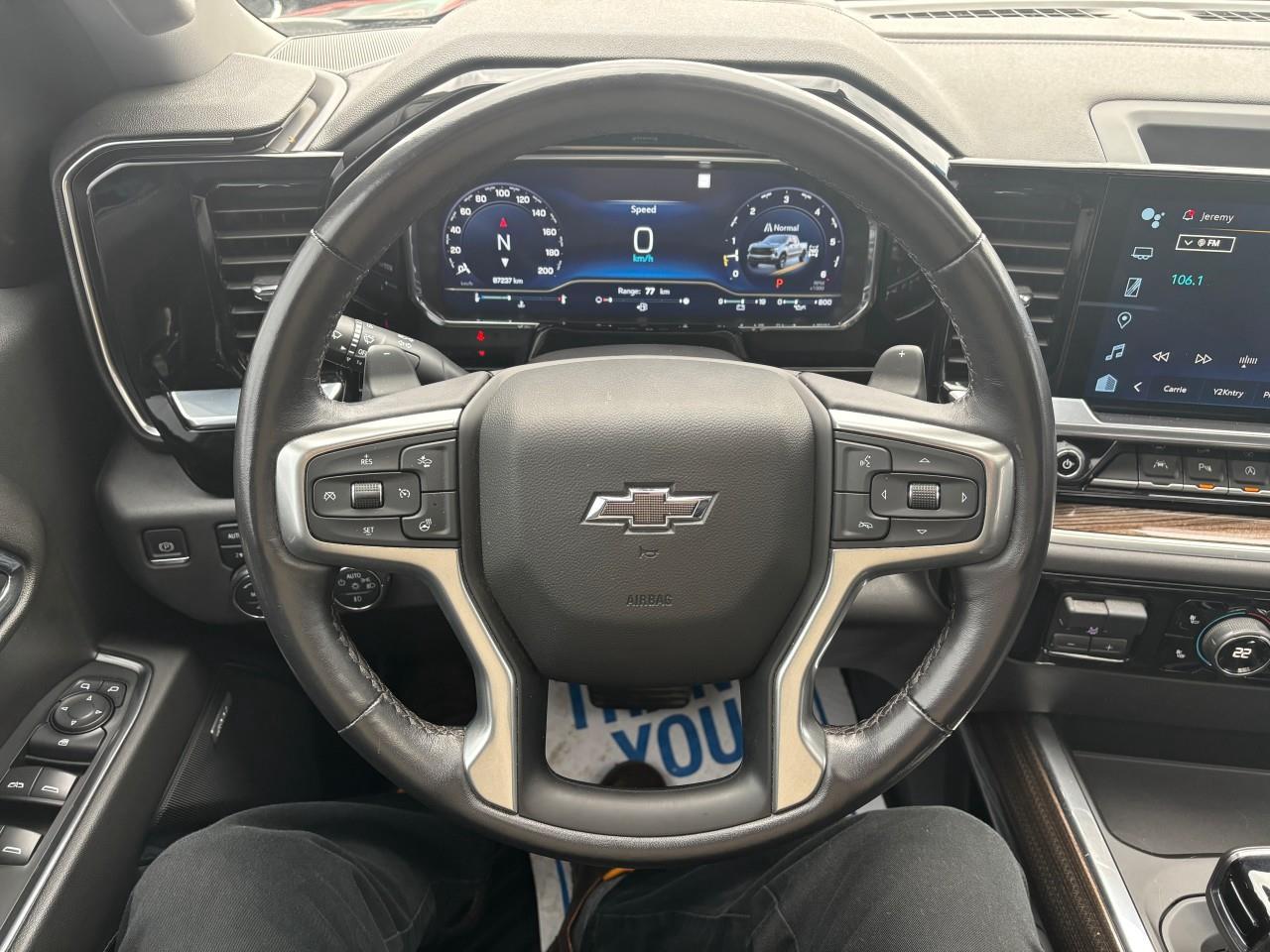 2022 Chevrolet Silverado 1500 LT Trail Boss Used 2022 Gas Powered 6.2L V8 Crew Cab 4X4 Truck with Factory 2 Lift Kit, Spray-In Bedliner, Leather Heated Front Seats, Heated Steering Wheel, Power Sunroof, and a 13.4 Diagonal Touchscreen Radio wit Photo