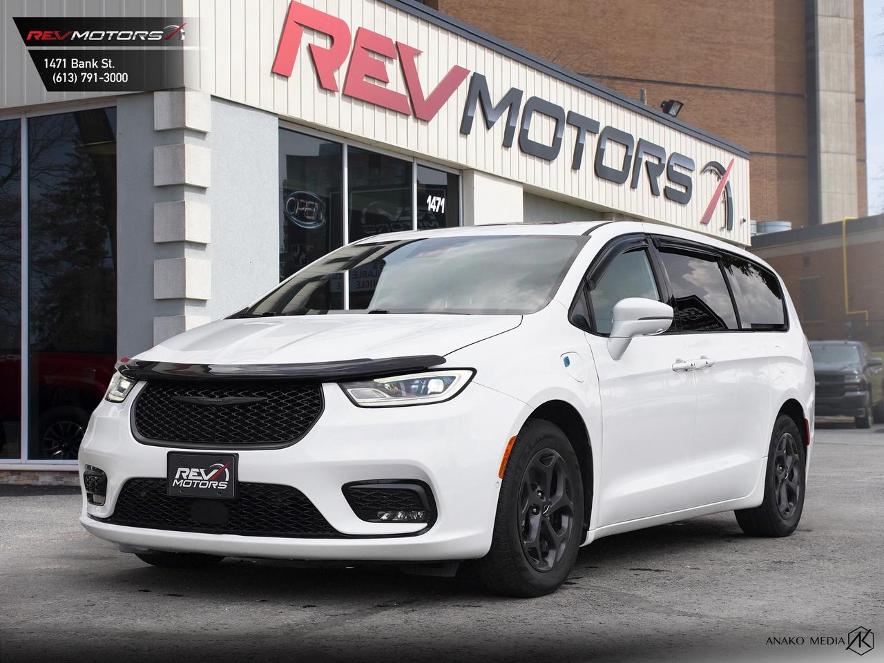 2022 Chrysler Pacifica Limited Hybrid | Efficient Performance | Premium Comfort | Advanced Technology<br/> <br/> Bright White Exterior | Black Leather Interior | 18-Inch Alloy Wheels | Keyless Entry | Panoramic Sunroof | Heated & Ventilated Front Seats | Apple CarPlay & Android Auto | Harman Kardon® Premium Audio System | Uconnect® 5 Infotainment | Blind Spot Monitoring | Rear Cross-Traffic Alert | Adaptive Cruise Control | Lane-Keeping Assist | LED Headlights | Rearview Camera | Push Button Start | Continuously Variable Transmission (CVT) | 3.6L Pentastar® V6 Engine + Dual-Motor Hybrid System | 260 Horsepower | 32-Mile Electric Range | and much more. <br/> <br/> <br/> The 2022 Chrysler Pacifica Limited Hybrid is a refined and efficient minivan, offering a seamless blend of practicality, technology, and eco-friendly performance. <br/> <br/> <br/> Key Features: <br/> <br/> <br/> Sleek & Functional Design: The signature front grille, sharp LED headlights, and aerodynamic body lines give the Pacifica Hybrid a stylish and confident presence. <br/> <br/> <br/> Premium Interior: Indulge in black leather-appointed seating, a panoramic sunroof, and a spacious cabin, ensuring comfort and convenience for every journey. <br/> <br/> <br/> Advanced Technology: Stay connected with Uconnect® 5 infotainment, an intuitive touchscreen display, and wireless Apple CarPlay & Android Auto, making every interaction seamless. <br/> <br/> <br/> Hybrid Efficiency: The 3.6L Pentastar® V6 engine paired with a dual-motor hybrid system delivers 260 horsepower, offering up to 32 miles of all-electric range before seamlessly switching to gasoline. <br/> <br/> <br/> Confident Handling: With Chrysler’s advanced suspension system and front-wheel drive, the Pacifica Hybrid provides stability and control in various driving conditions. <br/> <br/> <br/> Comprehensive Safety & Driver Assistance: Equipped with blind-spot monitoring, lane-keeping assist, adaptive cruise control, and rear cross-traffic alert, the Pacifica Hybrid prioritizes safety. <br/> <br/> <br/> The 2022 Chrysler Pacifica Limited Hybrid blends efficiency, technology, and everyday practicality, making it the perfect minivan for families and eco-conscious drivers alike. <br/> <br/> <br/> This vehicle has travelled 83,999 Kms. <br/> <br/> <br/> *** NO additional fees except for taxes and licensing! *** <br/> <br/> <br/> *** 100-point inspection on all our vehicles & always detailed inside and out *** <br/> <br/> <br/> RevMotors is at your service to ensure you find the right car for YOU. Even if we do not have it in our inventory, we are more than happy to find you the vehicle that you are looking for. Give us a call at 613-791-3000 or visit us online at www.revmotors.ca <br/> <br/> <br/> Ça nous donnera du plaisir de vous servir en Français aussi! <br/> <br/> <br/> CERTIFICATION * All our vehicles are sold Certified for the province of Ontario (Quebec Safety Available, additional charges may apply) <br/> FINANCING AVAILABLE * RevMotors offers competitive finance rates through many of the major banks. Should you feel like youve had credit issues in the past, we have various financing solutions to get you on the road. We accept No Credit - New Credit - Bad Credit - Bankruptcy - Students and more!! <br/> EXTENDED WARRANTY * For your peace of mind, if one of our used vehicles is no longer covered under the manufacturer’s warranty, RevMotors will provide you with a 6 month / 6000KMS Limited Powertrain Warranty. You always have the options to upgrade to more comprehensive coverage as well. Well be more than happy to review the options and chose the coverage thats right for you! <br/> TRADES * Do you have a Trade-in? We offer competitive trade in offers for your current vehicle! <br/> SHIPPING * We can ship anywhere across Canada. Give us a call for a quote and we will be happy to help! <br/> <br/> <br/> Buy with confidence knowing that we always have your best interests in mind! <br/>