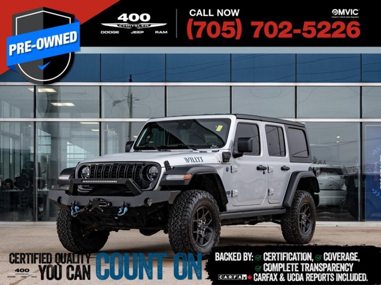 Used 2024 Jeep Wrangler 4xe Willys for sale in Innisfil, ON