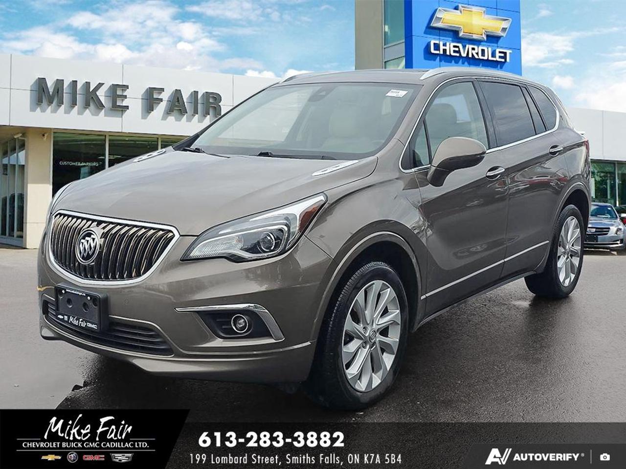 Used 2017 Buick Envision Premium I ONE OWNER, Leather Seats, AWD, Lane Keep Assist for sale in Smiths Falls, ON