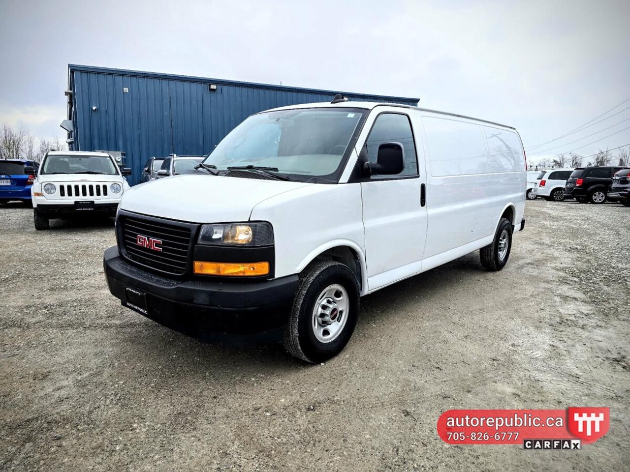 One owner accident free three-quarter ton cargo van with 155 extended wheel base and reliable 6.6L V8 <br/> Has AC, backup camera, remote keyless entry with 2 sets of keys, power locks and windows, automatic headlights and more <br/> <br/> <br/> Comes Safety Certified with no extra charge <br/> Very clean inside out <br/> <br/> <br/> Link to YouTube walkaround video: <br/> https://www.youtube.com/watch?v=U0_tgCfZ0so <br/> <br/> <br/> Link to Carfax: <br/> https://vhr.carfax.ca/?id=lYdjBvNFcZE9LOc87AeOP31sjuKleHFY <br/> <br/> <br/> Please call 705-826-6777 for appointments <br/> www.autorepublic.ca <br/> <br/> <br/> Financing is available <br/> <br/> <br/> Tax and Licensing extra <br/> <br/> <br/> Trade-ins are welcome! <br/> <br/> <br/> No Hidden Fees or Admin Fees! <br/> <br/> <br/> Do not hesitate to contact us with any questions. <br/> <br/> <br/> Please call us at 705/826/6777 for more details. <br/> www.autorepublic.ca <br/>