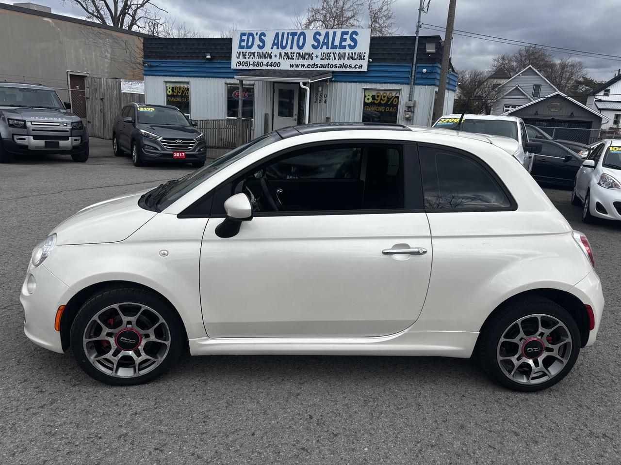 2013 Fiat 500 Sport, Sunroof, Alloys, Manual Transmission Photo3