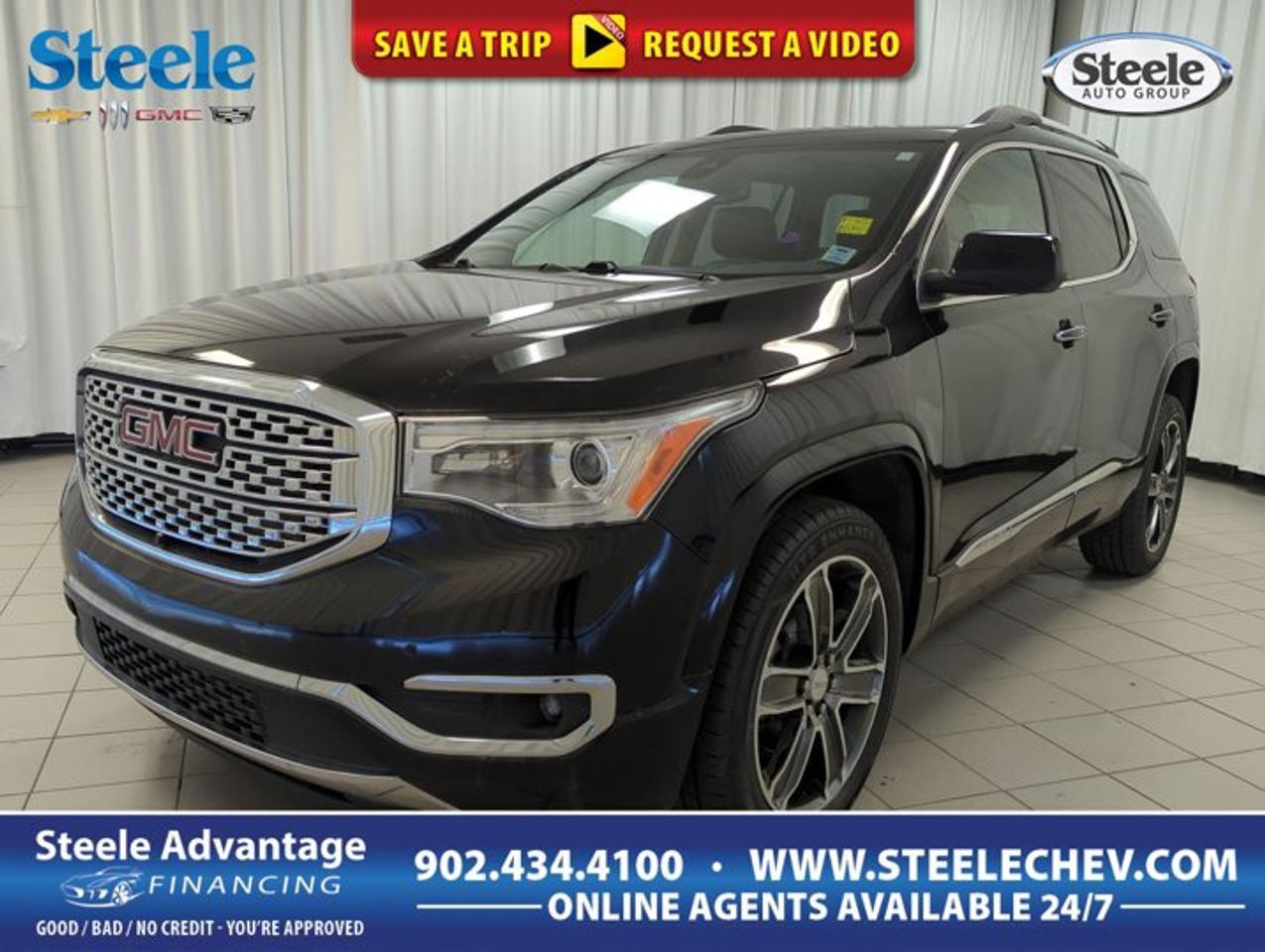 This 2017 GMC Acadia Denali is a refined used SUV that brings premium comfort, confident all-wheel drive, and strong V6 performance to every trip. Offered by Steele Chevrolet Buick GMC in Dartmouth, this four-door Acadia Denali stands out with a black exterior, black interior, automatic transmission, and 153,124 km on the odometer.With its 3.6-litre gas V6 engine and dual overhead cam design, this 2017 GMC Acadia Denali delivers smooth power for daily driving, highway travel, and family duty. Its upscale design, practical size, and well-balanced ride make it a smart choice for drivers who want versatility, comfort, and a premium feel in one capable SUV.FEATURES OF THE Acadia DenaliPremium Denali trim with upscale designAll-wheel drive for added traction3.6-litre V6 engine with DOHCFour-door SUV with automatic transmissionADVANCED SAFETY FEATURESAll-wheel drive supports stable road handlingFour-door design helps passenger accessSolid SUV structure inspires driver confidenceElevated ride height improves outward visibilityPERFORMANCE AND EFFICIENCY3.6-litre V6 delivers strong passing powerAutomatic transmission offers smooth gear changesDOHC engine supports responsive performanceGas power suits daily driving needsCOMFORT AND CONVENIENCESpacious cabin for family travel comfortFour-door layout makes entry easierBlack interior offers a refined atmosphereSmooth ride suits city and highwayTECHNOLOGY AND CONNECTIVITYDriver-focused layout keeps controls within reachClear instrument display supports easy monitoringAutomatic transmission simplifies busy traffic drivingPremium Denali design adds upscale appealCARGO SPACESUV body style supports versatile haulingRear cargo area handles daily gearFlexible space suits errands and travelRoomy layout helps with larger itemsAWARDS & RECOGNITIONSTop Safety Pick, Insurance Institute for Highway Safety, 2017WHAT OTHER OWNERS LIKEStrong V6 power for confident drivingComfortable ride for longer road tripsPremium Denali feel and cabin designUseful cargo space for family needsFinished in black on black, this used 2017 GMC Acadia Denali has a sleek, upscale look that fits well in any setting, from downtown Dartmouth to weekend drives outside the city. The bold colour combination adds a clean, premium presence, while the practical SUV shape makes it easy to enjoy every day. Its all-wheel drive system adds confidence when road conditions change, giving drivers extra peace of mind through rain, slush, and winter weather common in Atlantic Canada.Under the hood, the 3.6-litre V6 gas engine is a proven choice for drivers who want smooth acceleration and dependable power. The dual overhead cam setup helps this engine breathe well and respond with confidence. Paired with an automatic transmission, it delivers the kind of easy, composed driving character many SUV shoppers want for commuting, errands, and longer highway trips.Inside, this 2017 GMC Acadia Denali offers a cabin designed for comfort and everyday usability. The black interior creates a refined setting, while the SUV layout gives passengers useful space for daily life. Whether you are loading groceries, packing for a weekend away, or driving with family and friends, this Acadia Denali is built to adapt. It offers the versatility expected from a midsize SUV without feeling oversized on the road.For drivers shopping for a premium used SUV with V6 power, all-wheel drive capability, and the upscale character of the Denali name, this Acadia Denali presents a compelling option. It combines style, comfort, and practical utility in a package that remains well suited to Canadian driving needs. See it today at Steele Chevrolet Buick GMC in Dartmouth.This 2017 GMC Acadia Denalis VIN is: 1GKKNXLSXHZ204168.
