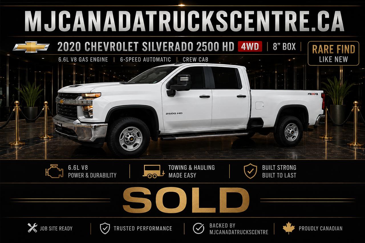 2020 Chevrolet Silverado 2500 Heavy Duty 4WD - 8 Ft Box