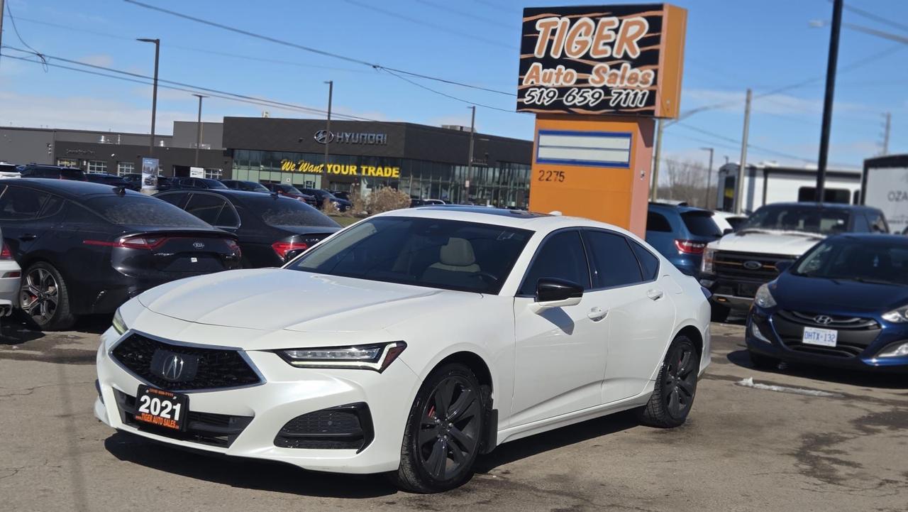 2021 Acura TLX TECH, LEATHER, SUNROOF, 130KMS, CERTIFIED